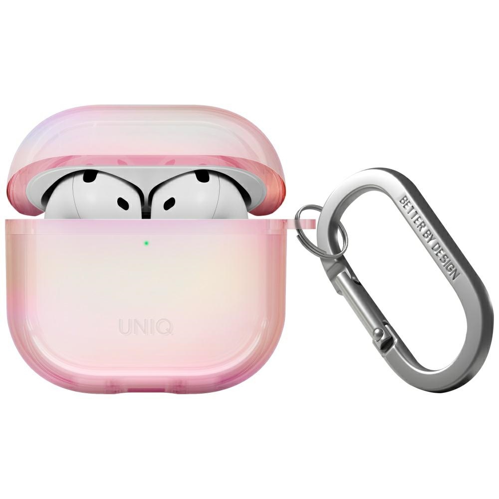Uniq Iridescia AirPods 4 Hang Case - holo rožinė
