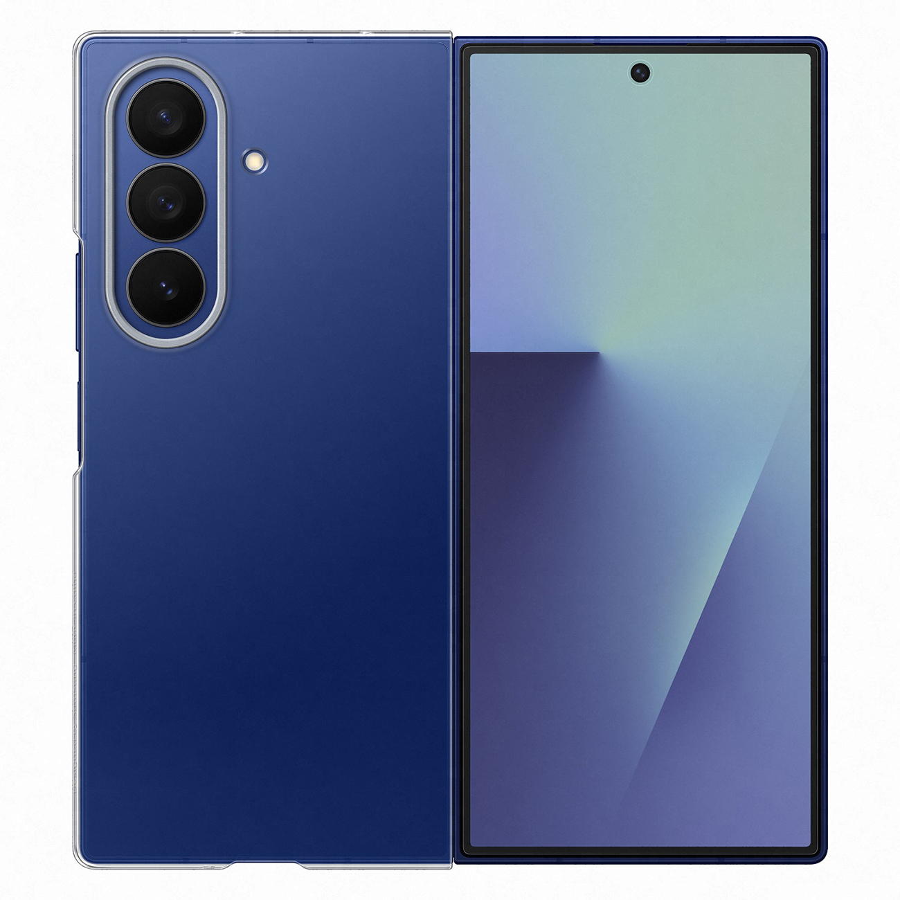 Samsung Dėklas telefonui Samsung Galaxy Z Fold7 - skaidrus