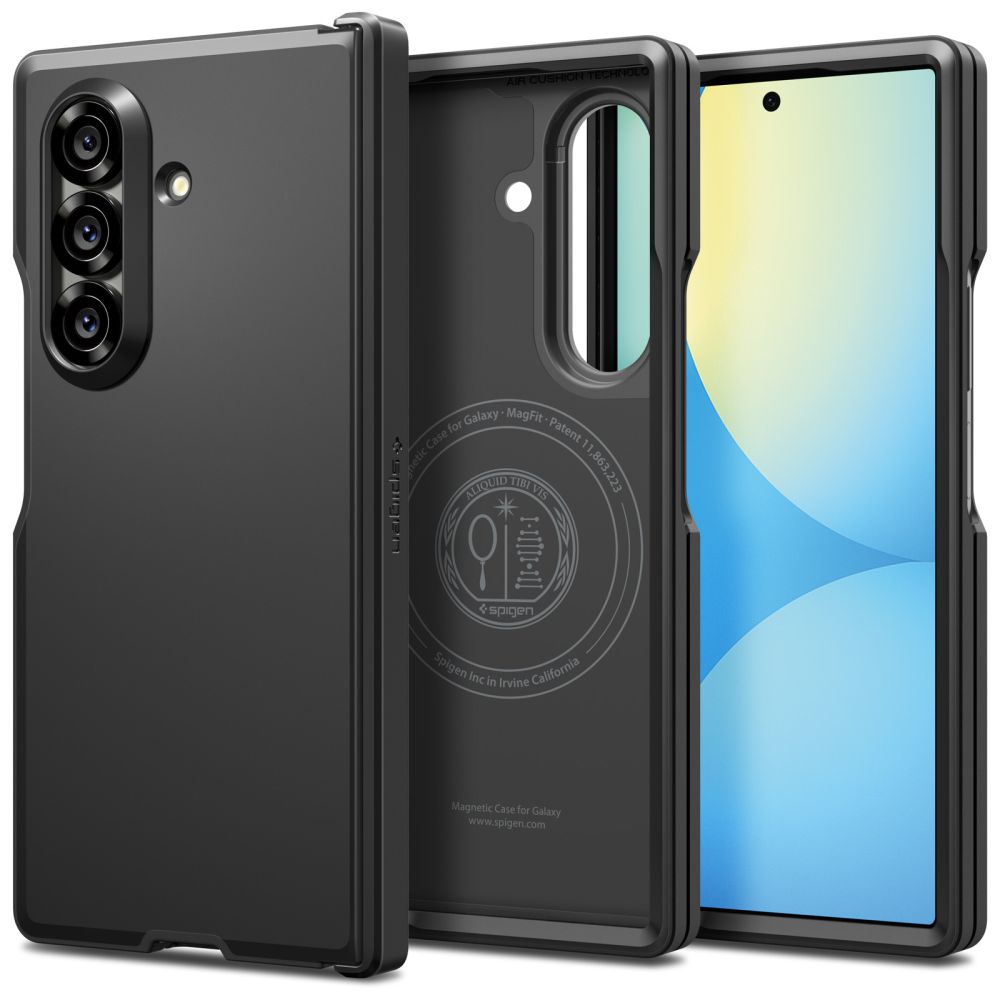 Spigen Tough Armor Pro Mag Magnetinis dėklas telefonui Samsung Galaxy Z Fold 7 - juodas