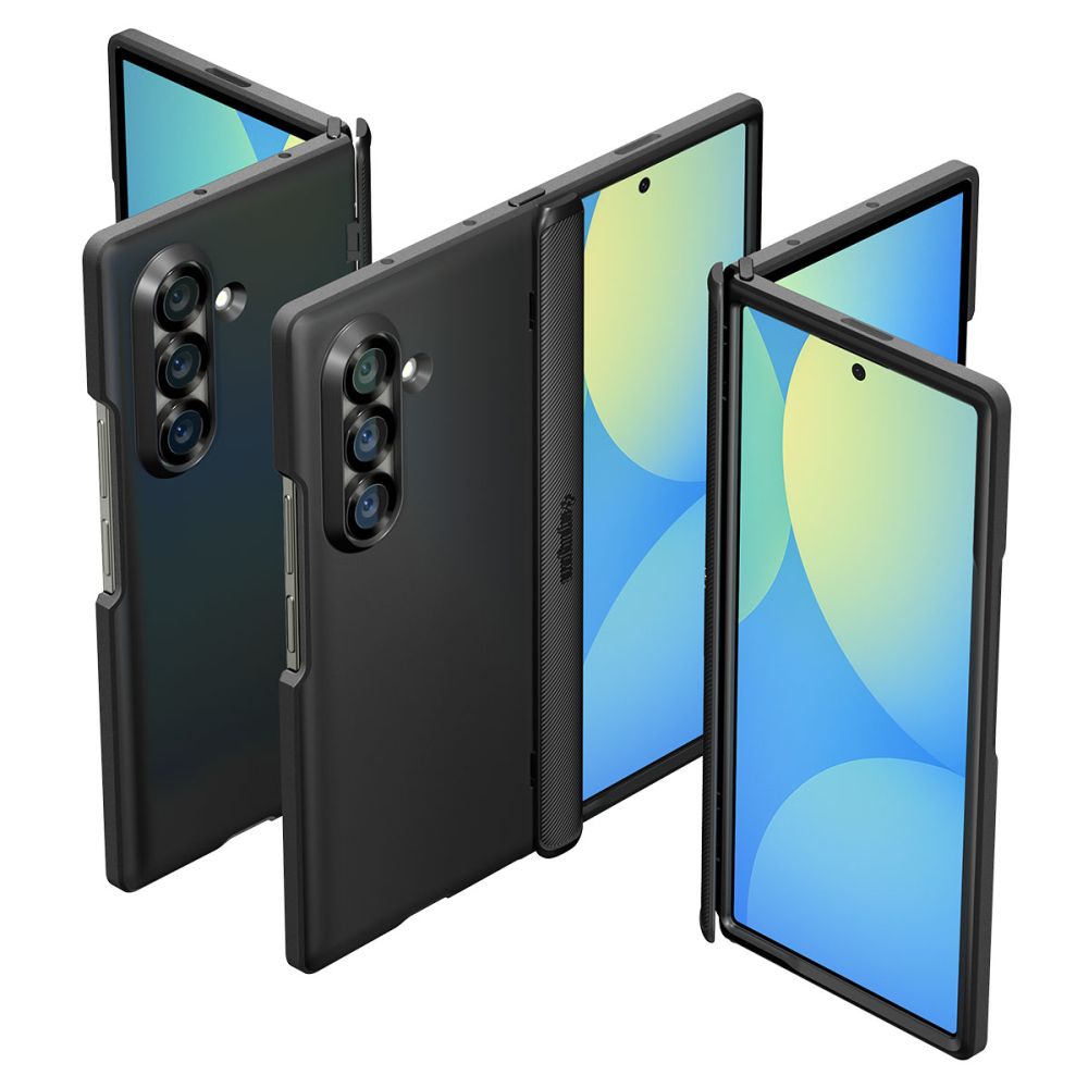 Spigen Slim Armor Pro Mag Magnetinis dėklas telefonui Samsung Galaxy Z Fold 7 - juodas