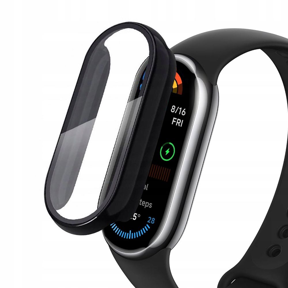 Tech-Protect Defense dėklas Xiaomi Smart Band 10 / 10 NFC - juodas