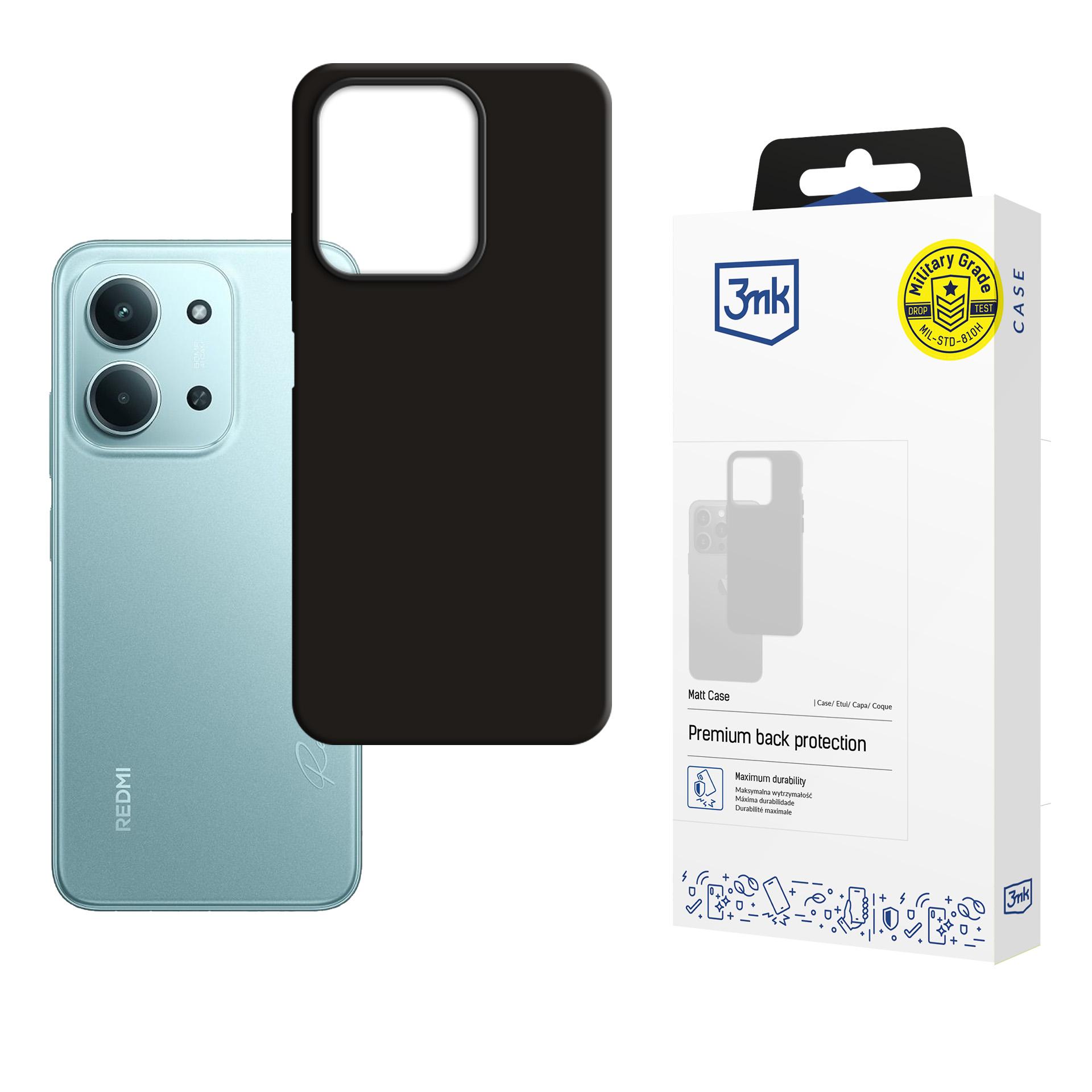 Dėklas 3mk Matt Case Xiaomi Redmi Redmi 15C 4G juodas