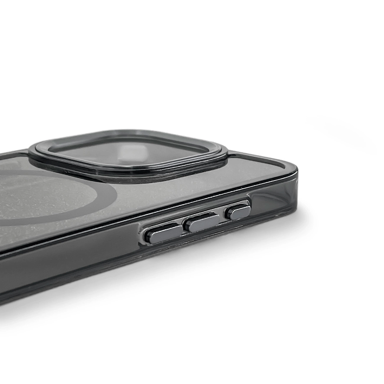 Blizgus dėklas MagSafe suderinamas iPhone 17 Pro - juodas