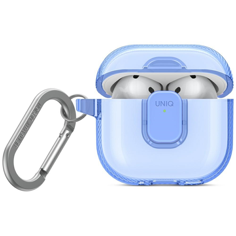 Uniq Glase Pro dėklas AirPods 4 - mėlynas