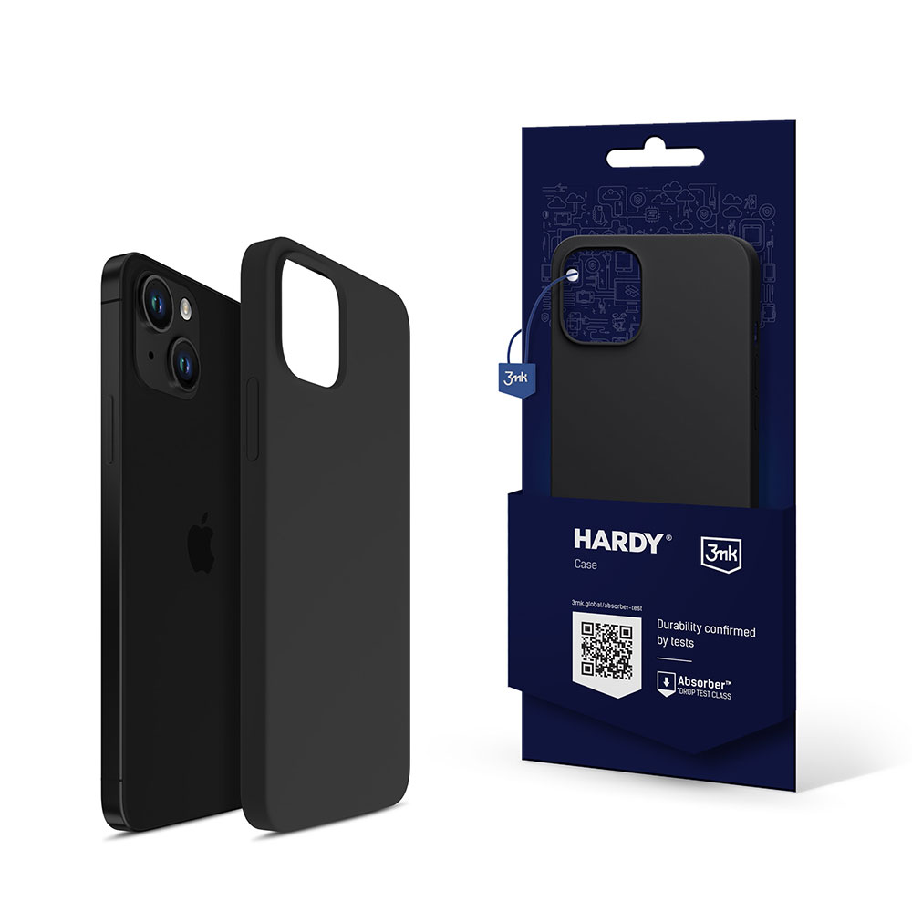 3mk HARDY Silikoninis MagCase skirtas iPhone 14 Plus - pilkas