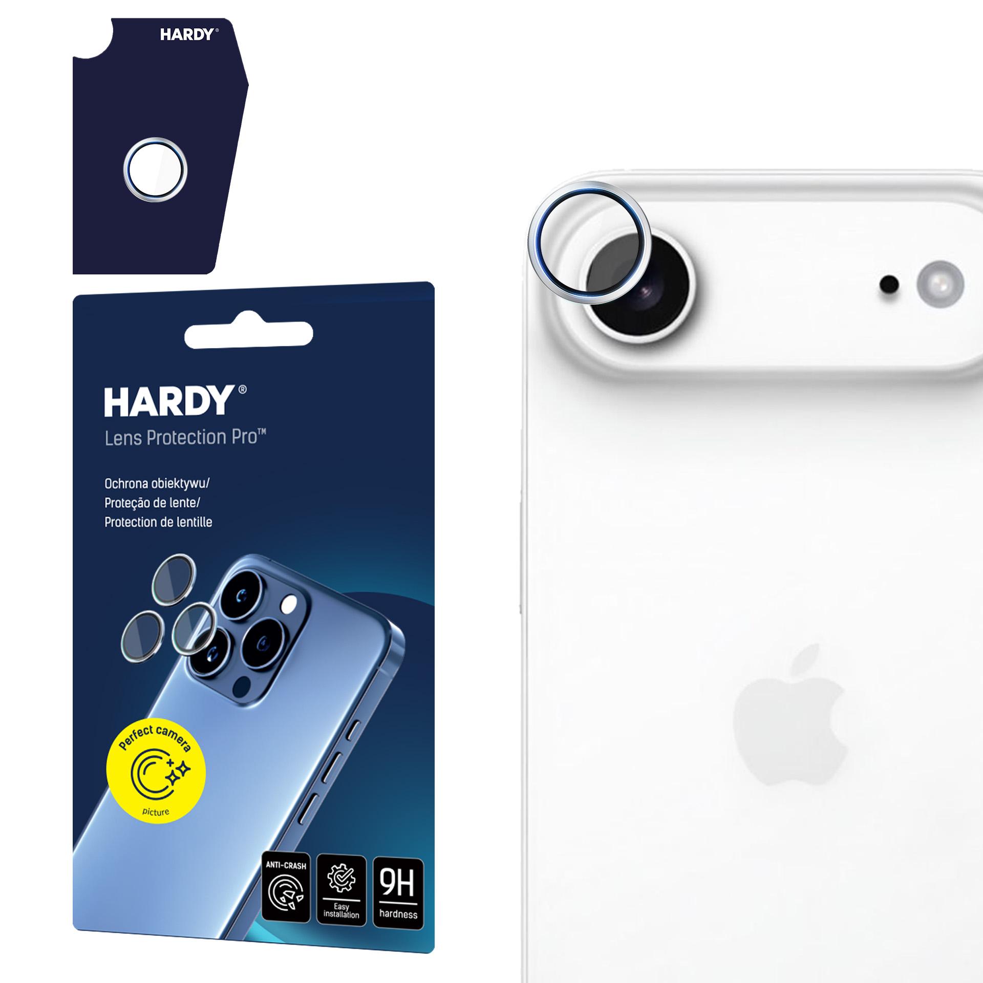 3mk HARDY objektyvo apsauga Pro iPhone 17 Air - sidabrinis