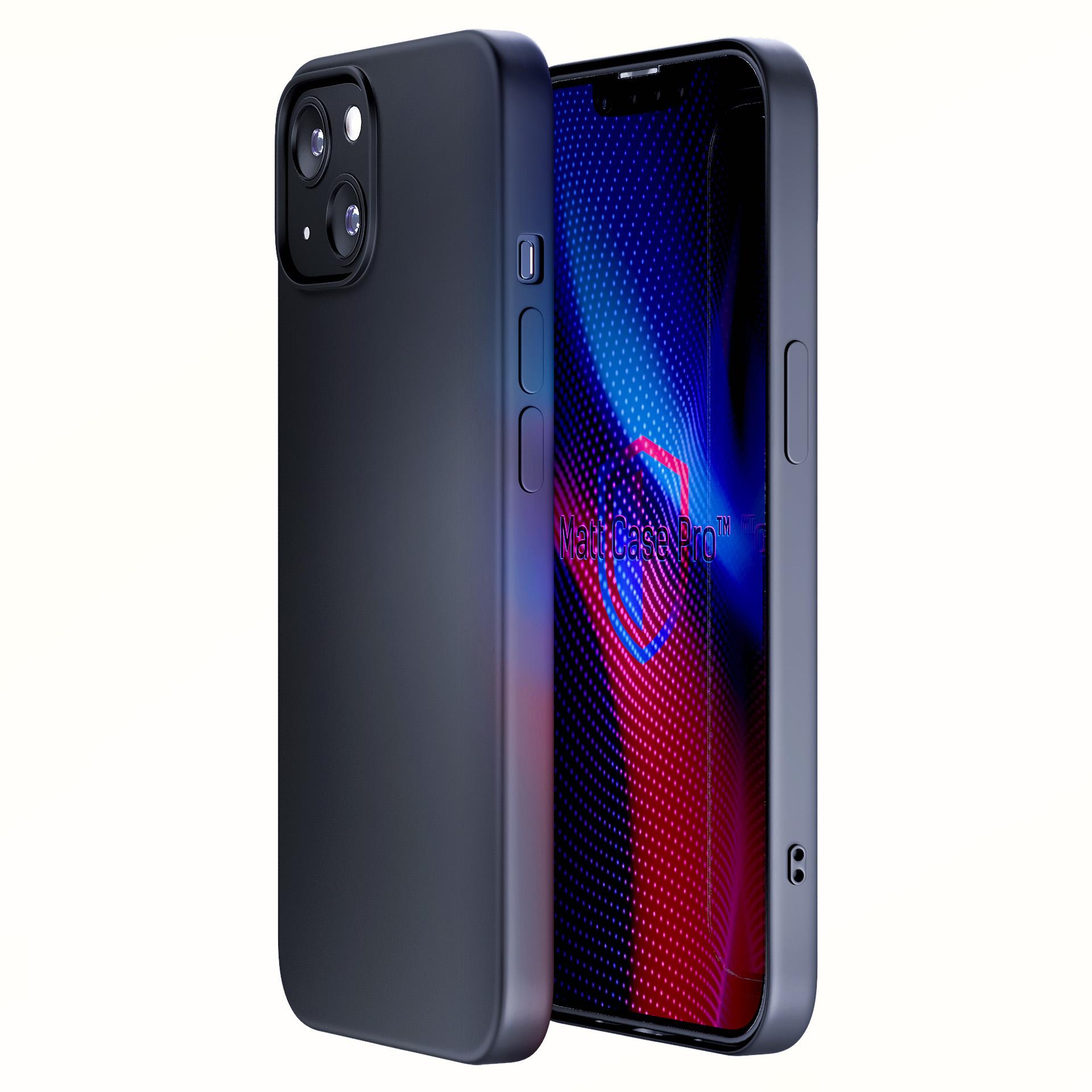 3mk Matt Case Pro dėklas telefonui Apple iPhone 14 - matinės juodas