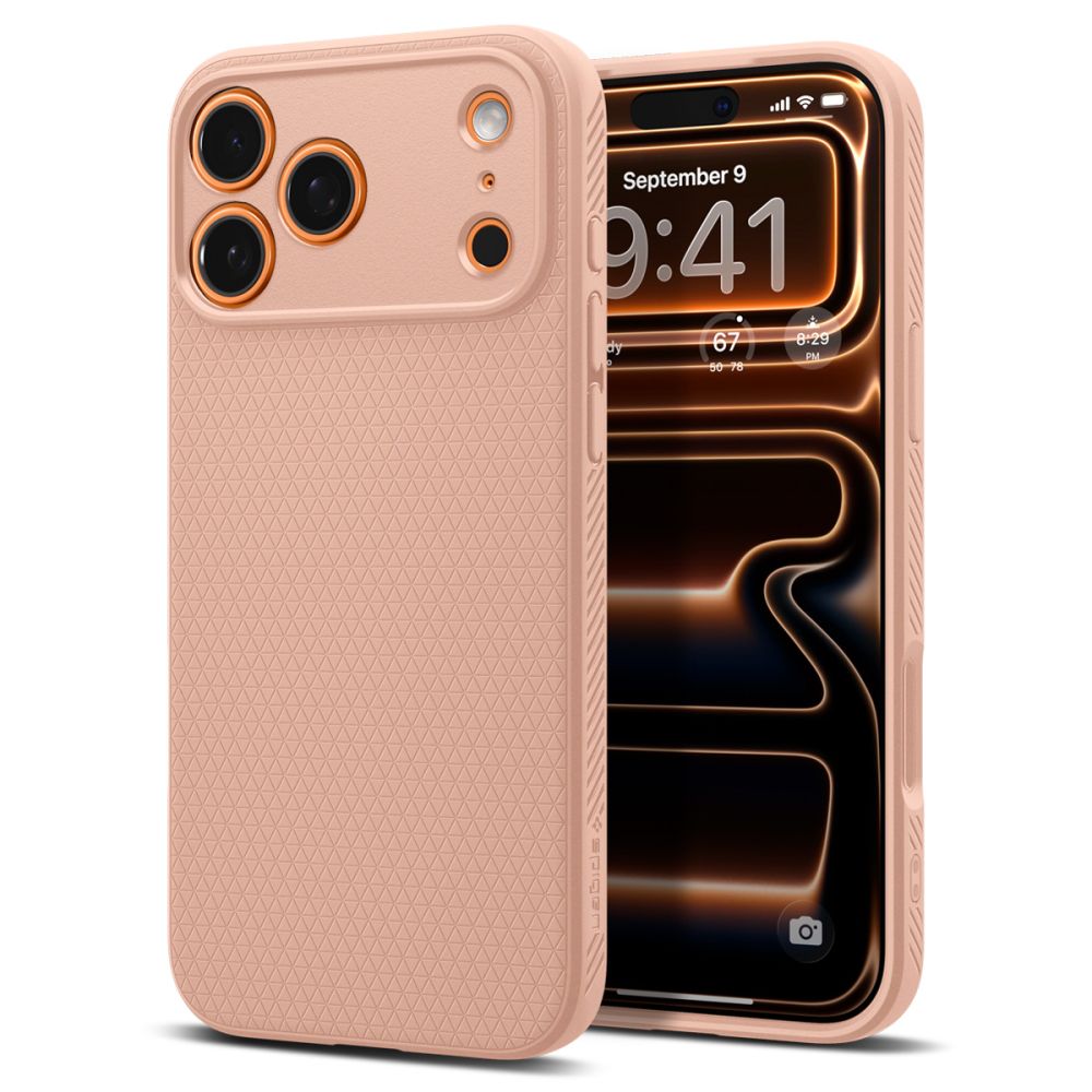 Spigen Liquid Air dėklas telefonui iPhone 17 Pro - titano rožinė