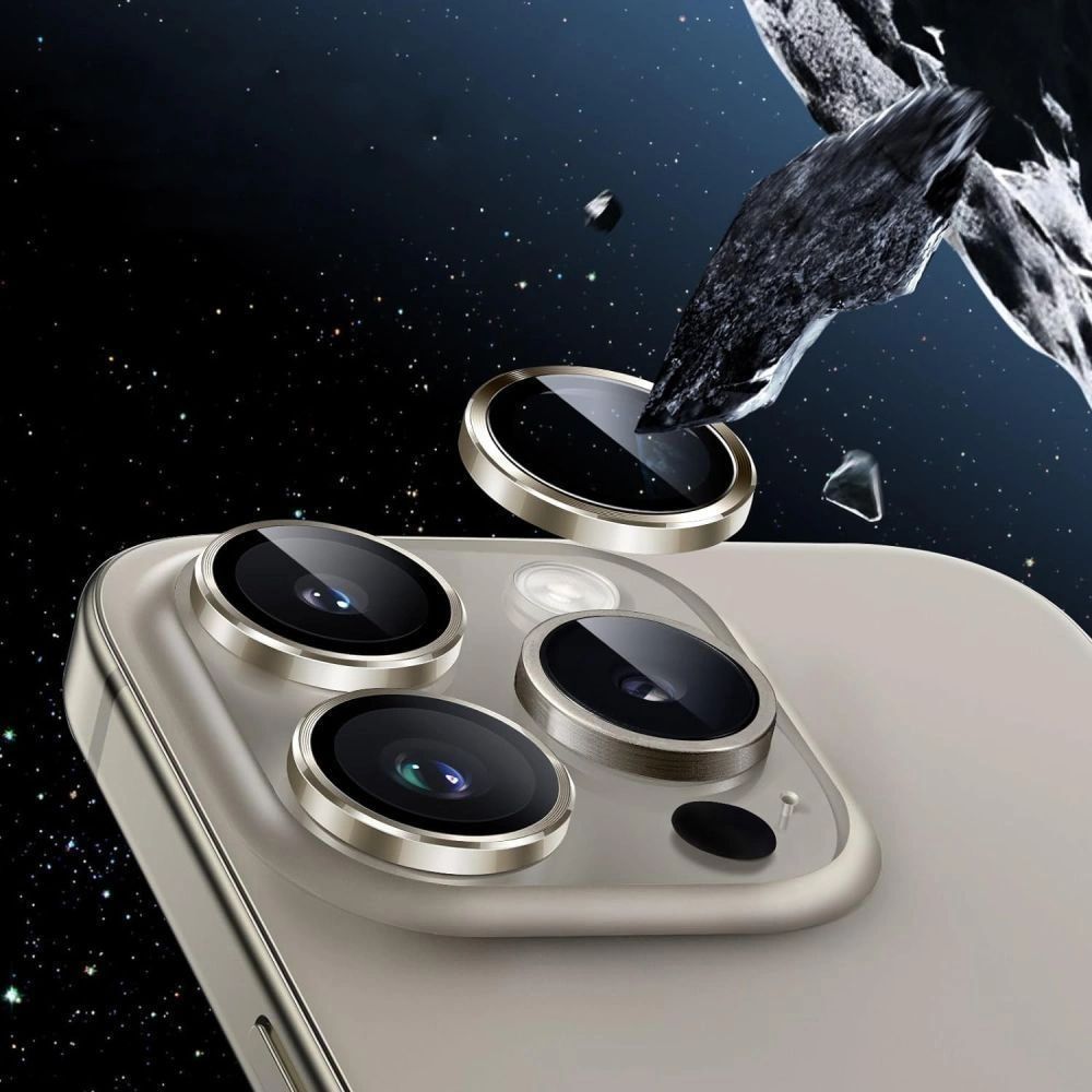 Tech-Protect Camring Fit+ kameros dangtelis iPhone 14 Pro / Max / 15 Pro / Max / 16 Pro / Max / 17 Pro / Max - juodas