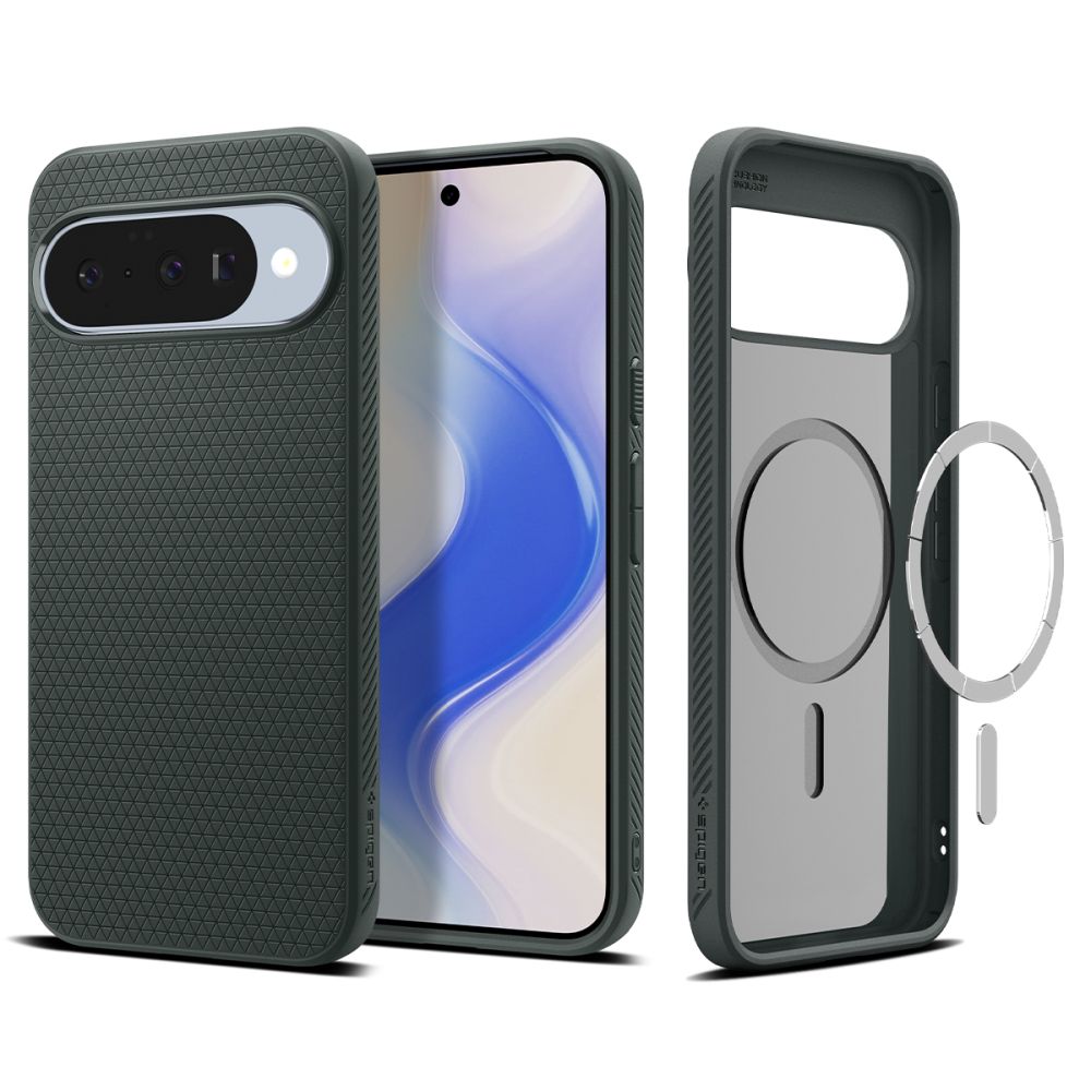 Spigen Liquid Air dėklas telefonui Google Pixel 10 / 10 Pro - žalia