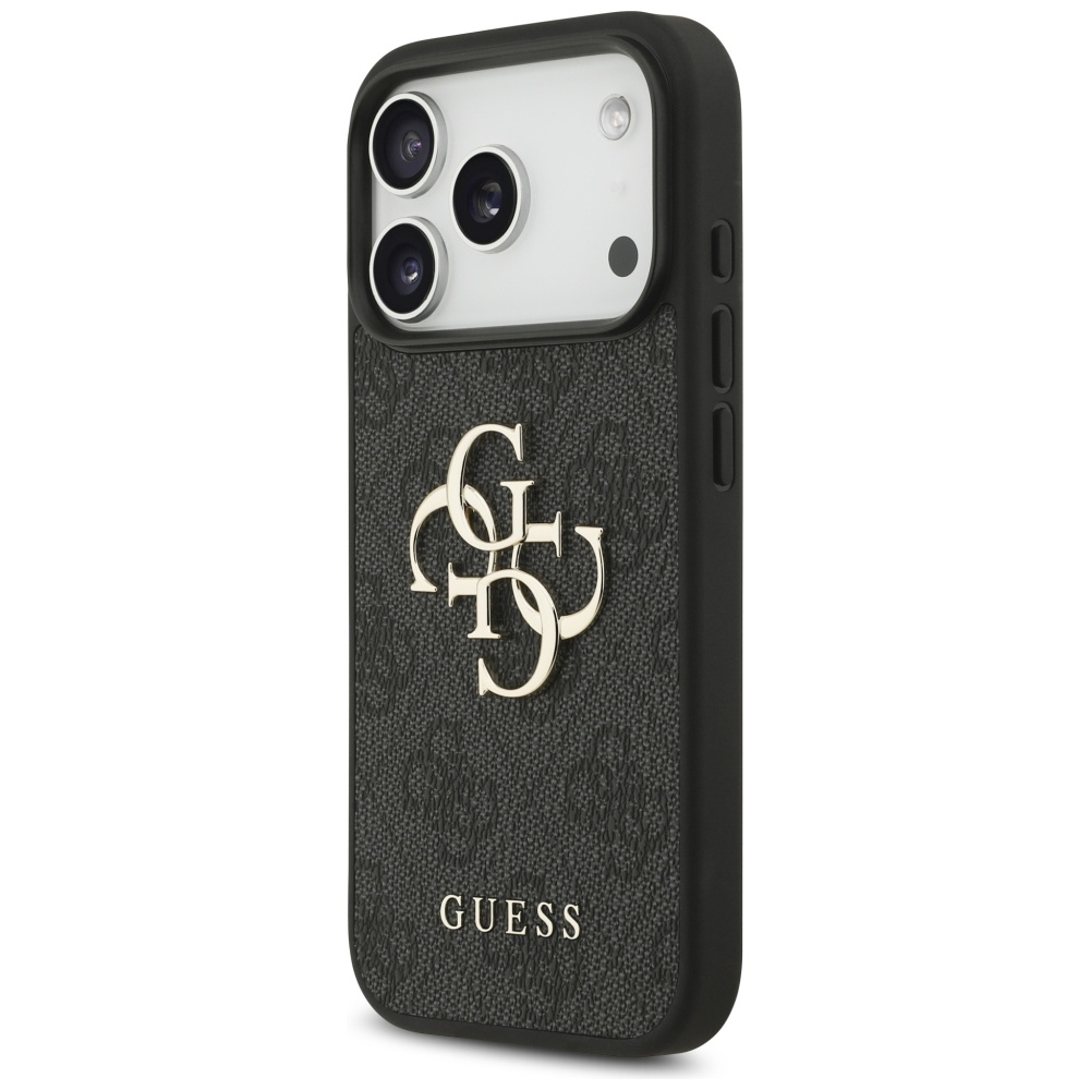 Guess 4G Didelio Logotipo Dėklas telefonui iPhone 17 Pro - juoda