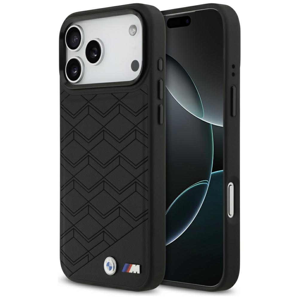 BMW M Shape Logo MagSafe dėklas telefonui iPhone 17 Pro Max - juodas
