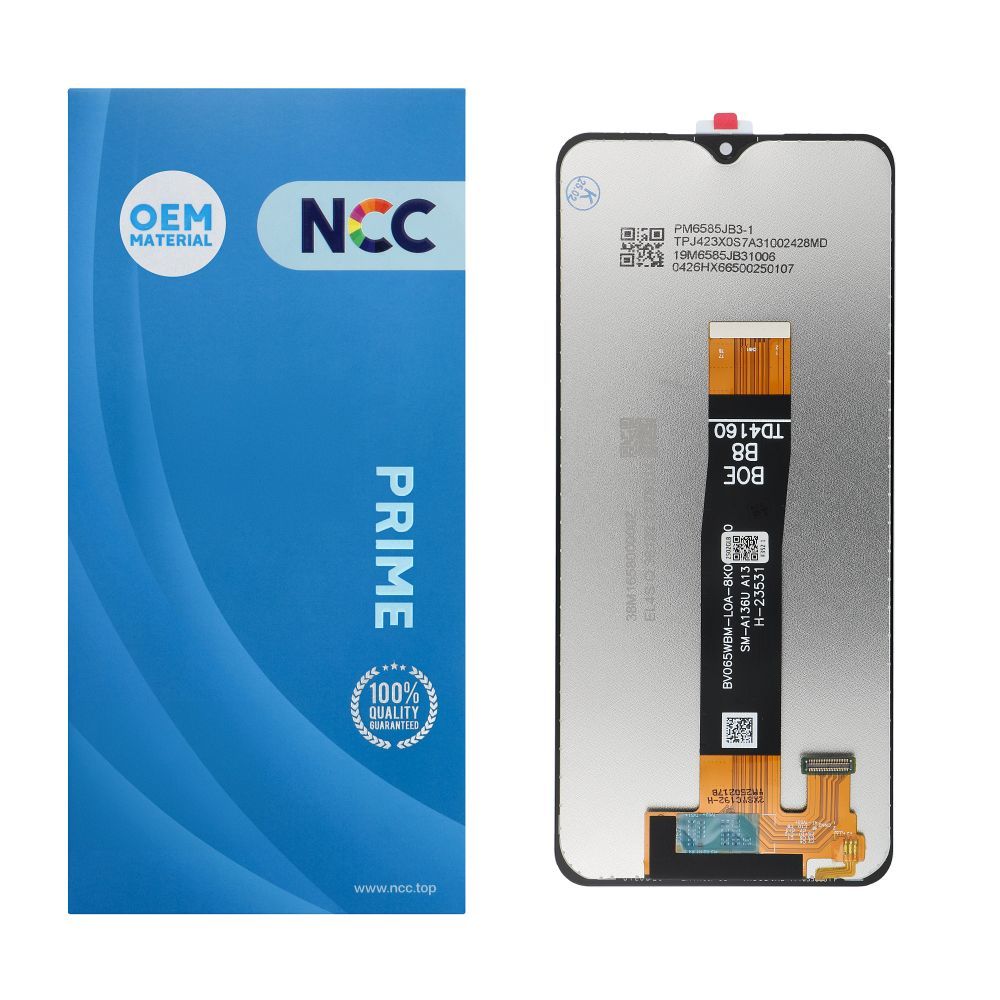 NCC LCD ekranas Samsung A13 5G A136B/A136U/A136W OEM be rėmelio