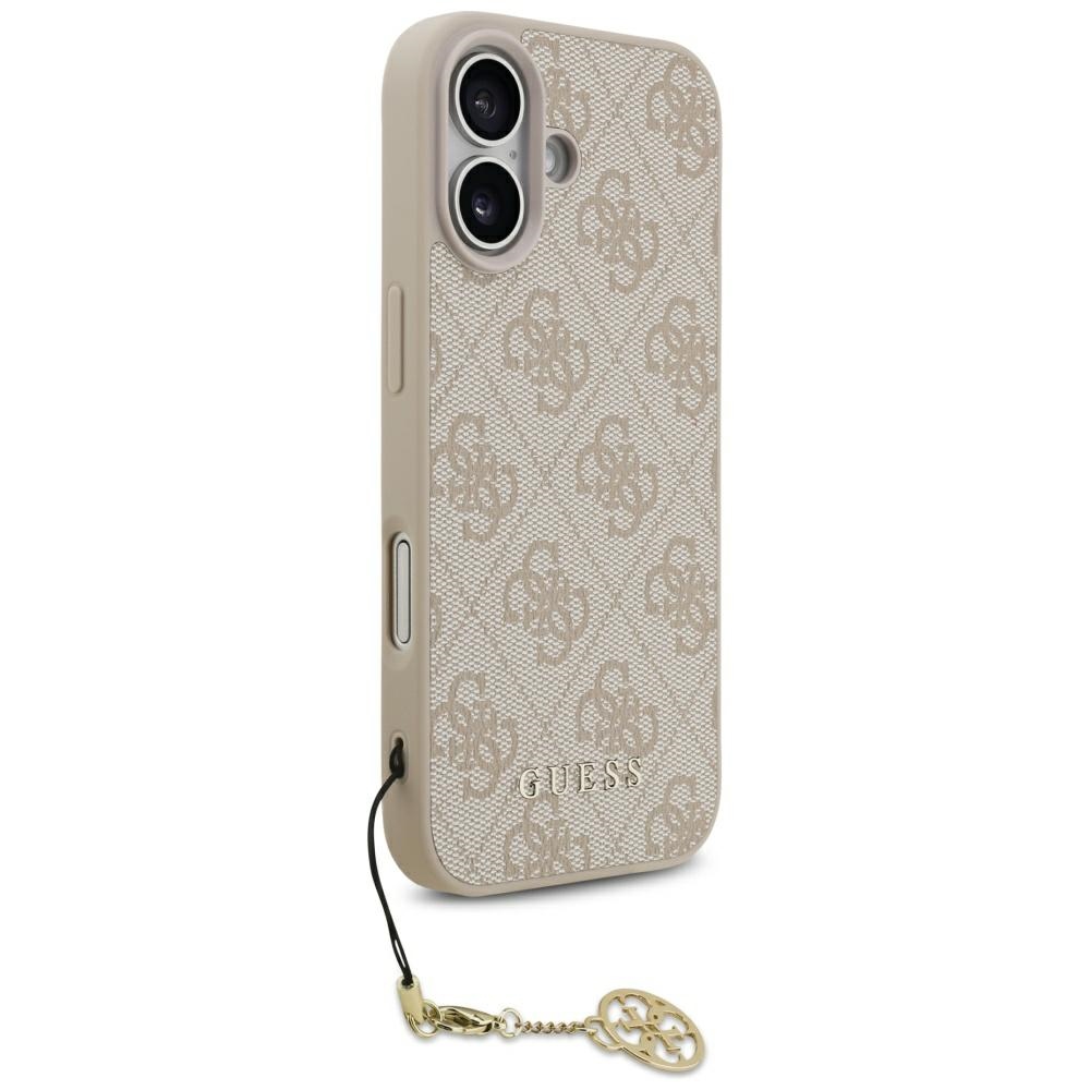 Guess 4G Charms Collection Magnetinis dėklas telefonui iPhone 17 - rožinė