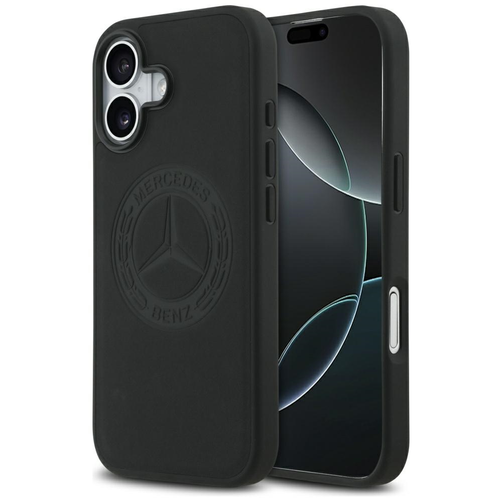 Mercedes Odinis Vintage Logo Magnetinis Dėklas telefonui iPhone 17 - Juodas