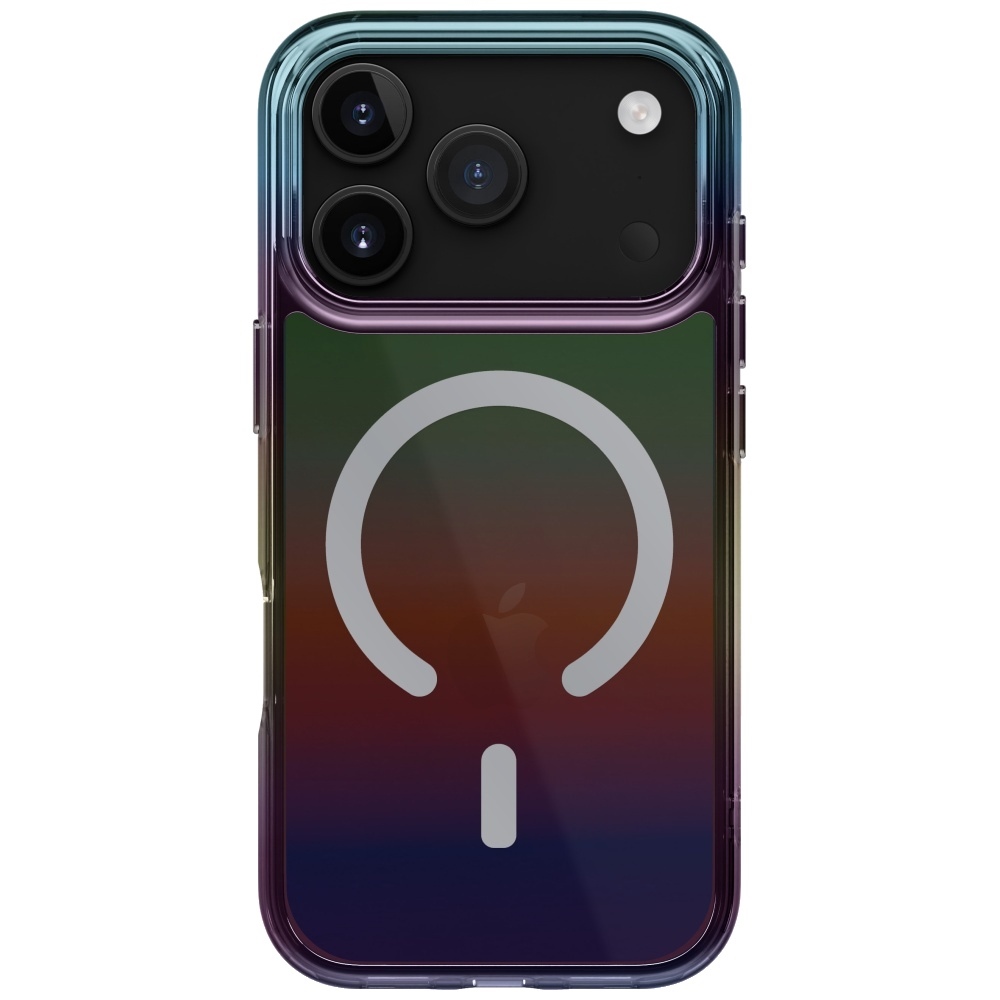 Uniq Iridescia dėklas telefonui iPhone 17 Pro Magnetinis įkrovimas - įvairiaspalvis
