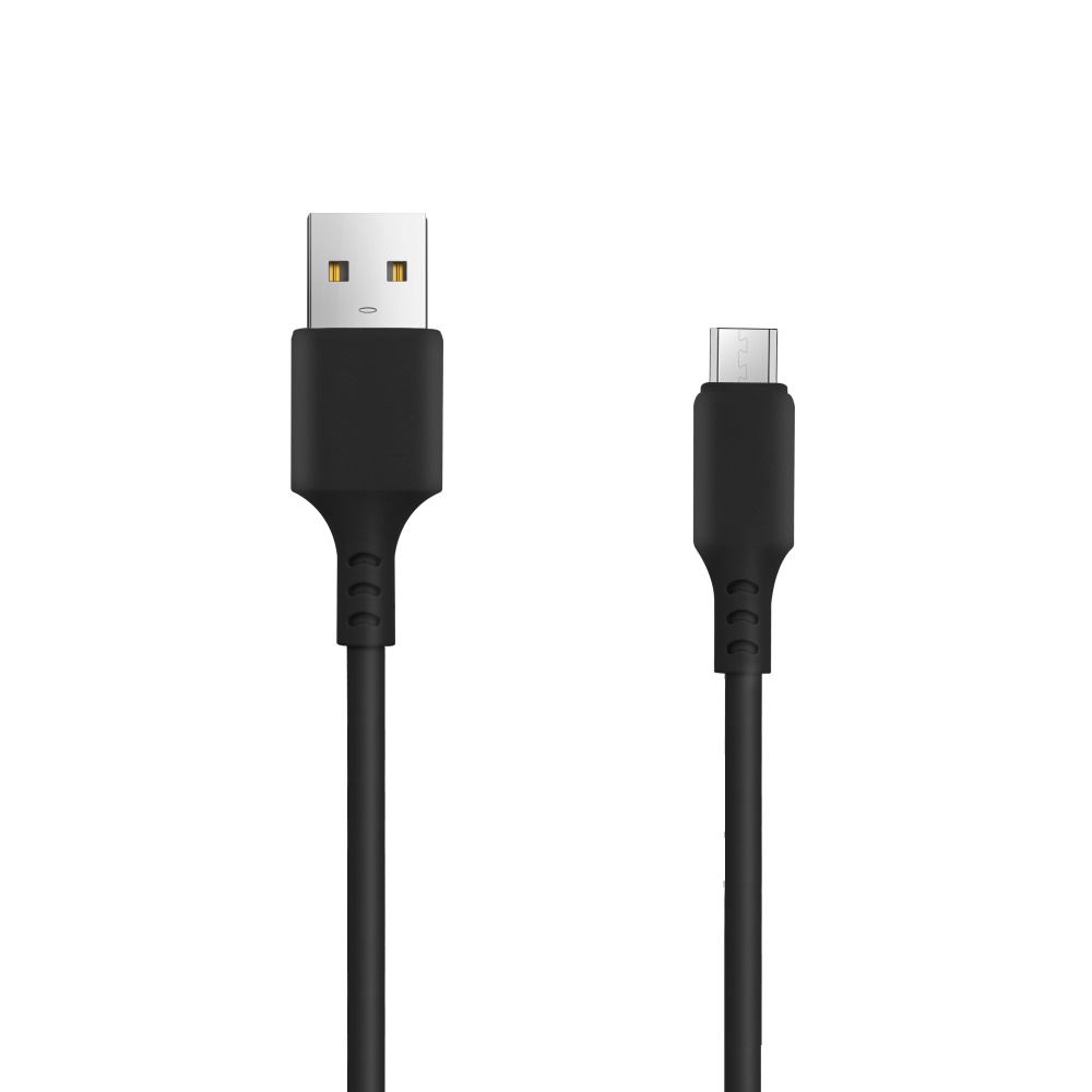 Setty kabelis USB - microUSB 3,0 m 2A juodas NAUJAS