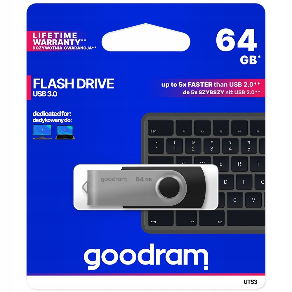 Atmintinė Goodram UTS3 64GB USB 3.0