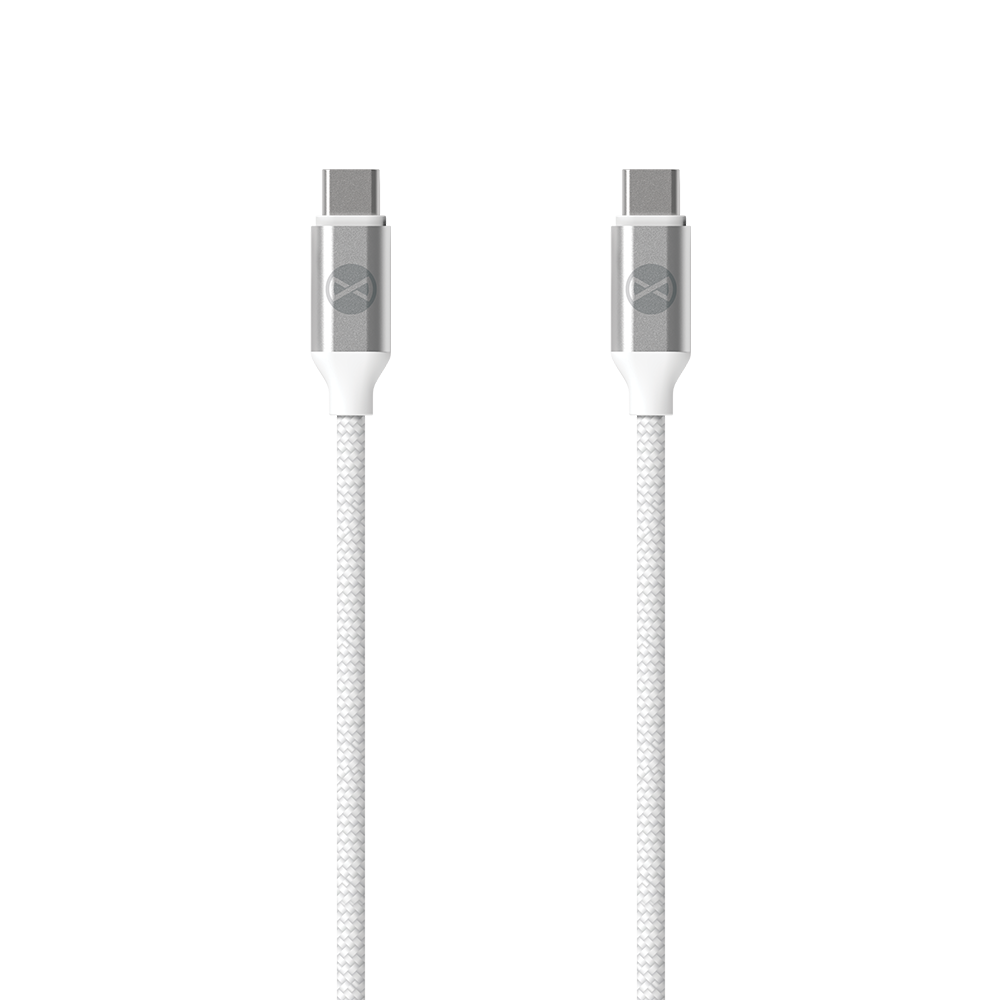 Forever kabelis USB-C - USB-C 1,2 m 3A 20W WHP12320 baltas