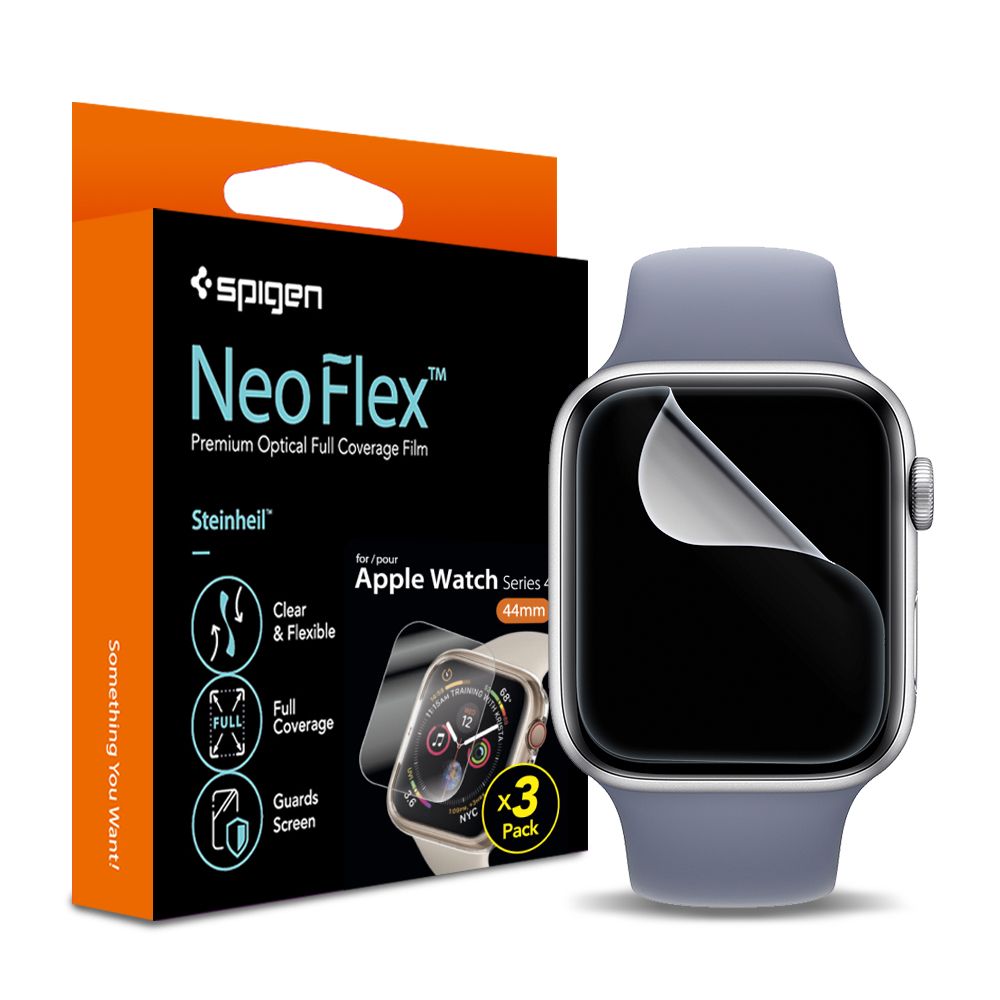 Spigen apsauginė plėvelė Neo Flex 3 rinkinys Apple Watch 4 / 5 / 6 / 7 / 8 / SE (40 / 41 MM)