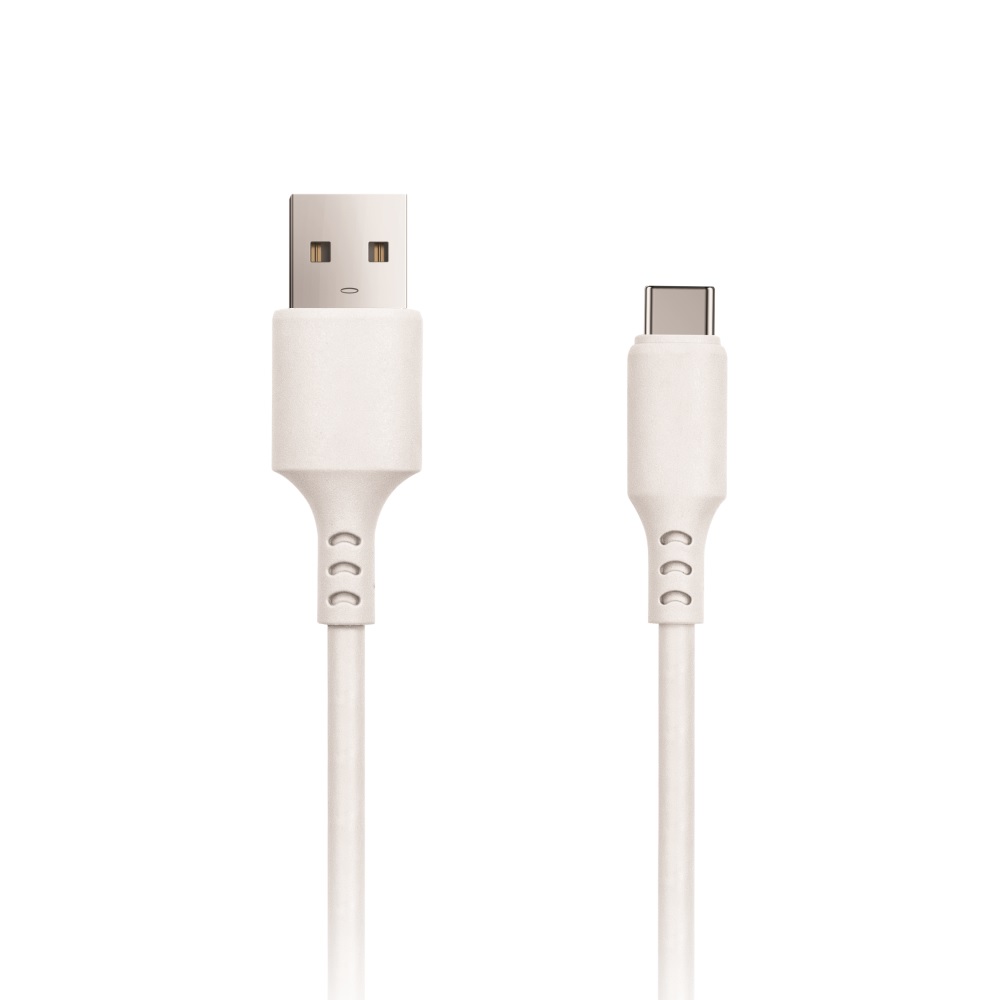 Setty kabelis USB - USB-C 3,0 m 2A baltas NAUJAS
