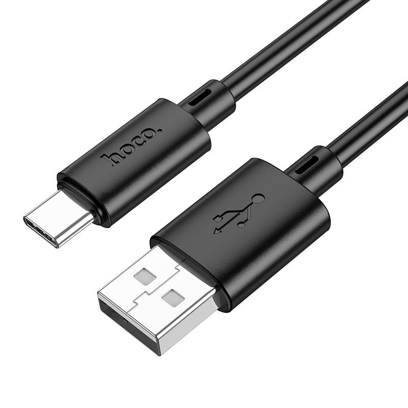 Kabelis USB A į USB C Hoco 3A 2 m X88 juodas