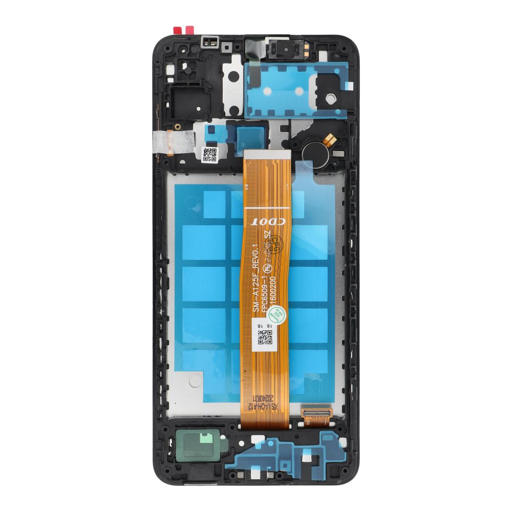 FixCell LCD ekranas SAMSUNG A12 A125 OEM su pilnu rėmu