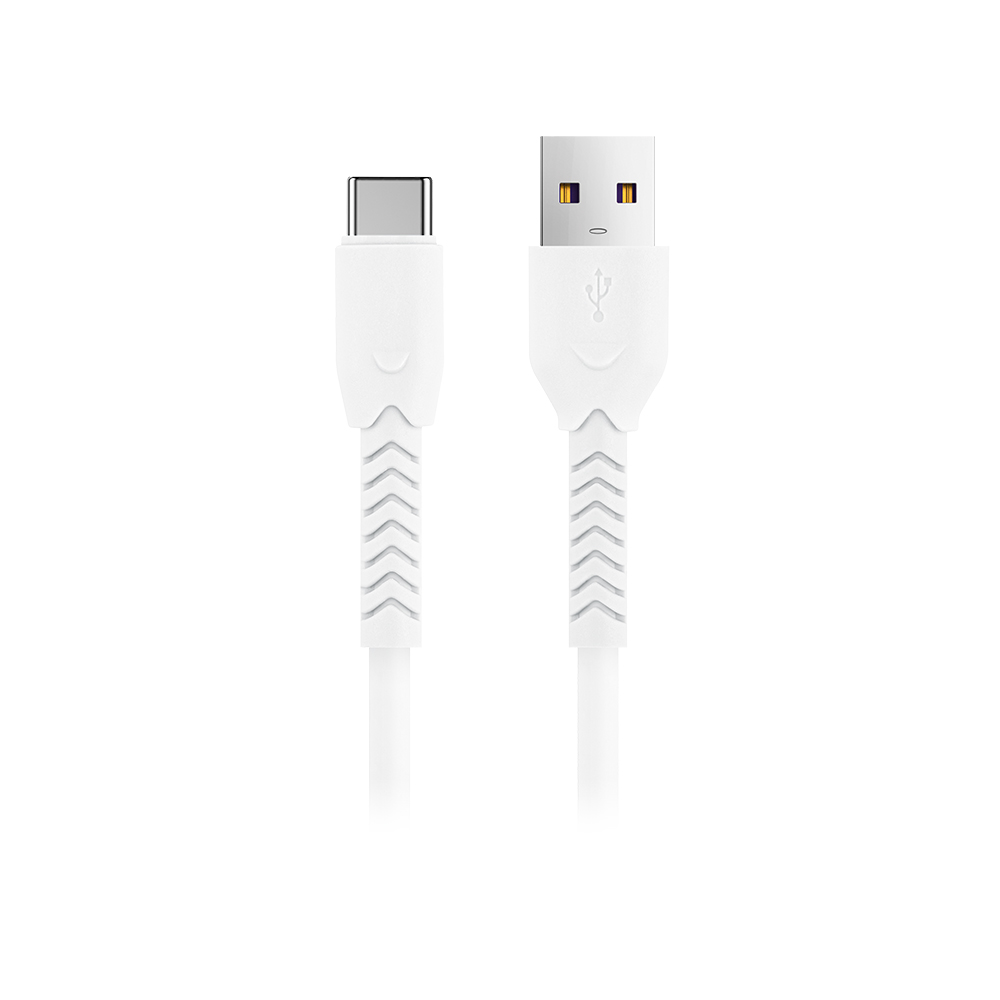 Maxlife MXUC-04 kabelis USB - USB-C 1,0 m 3A baltas