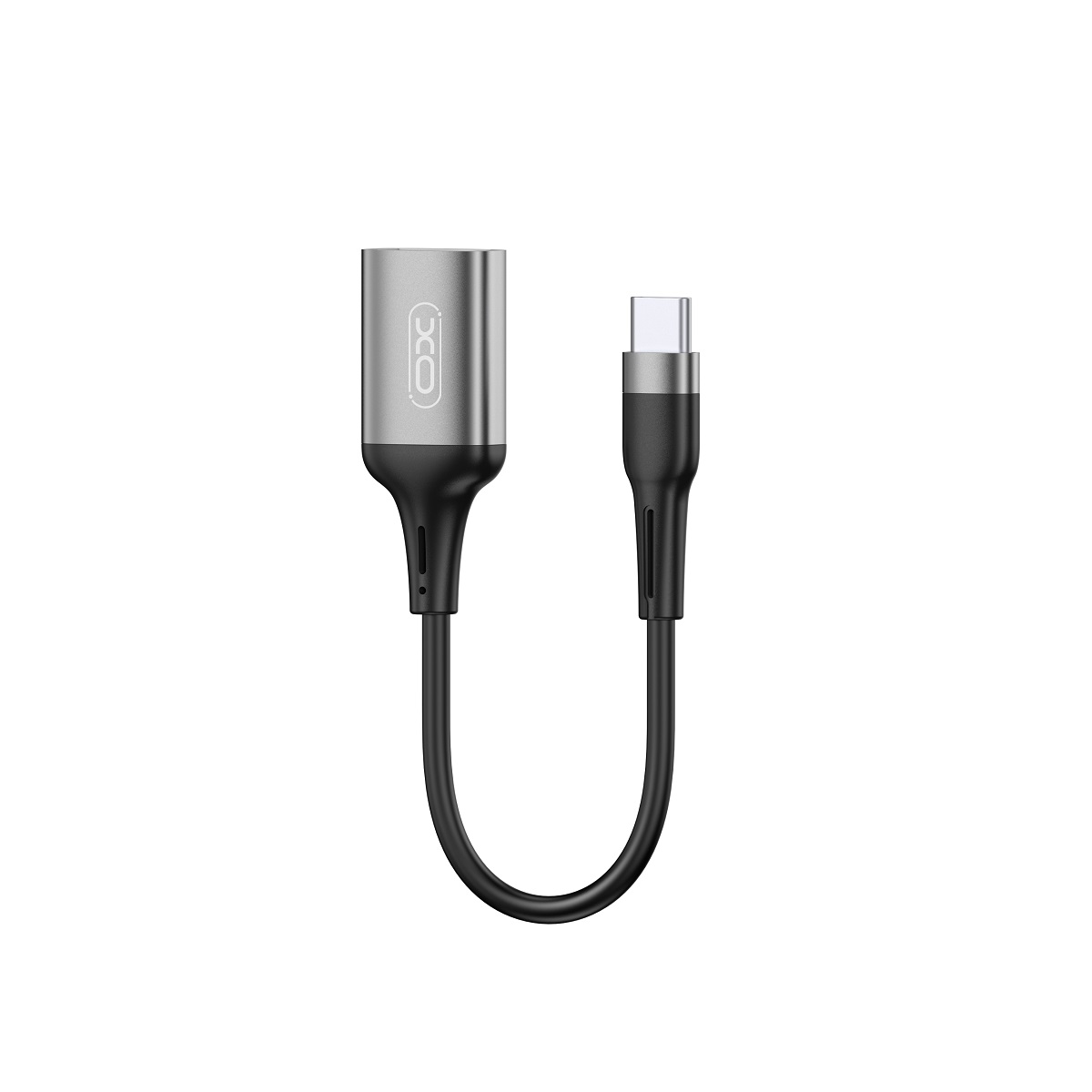 XO adapteris OTG NB201 USB - USB-C juodas
