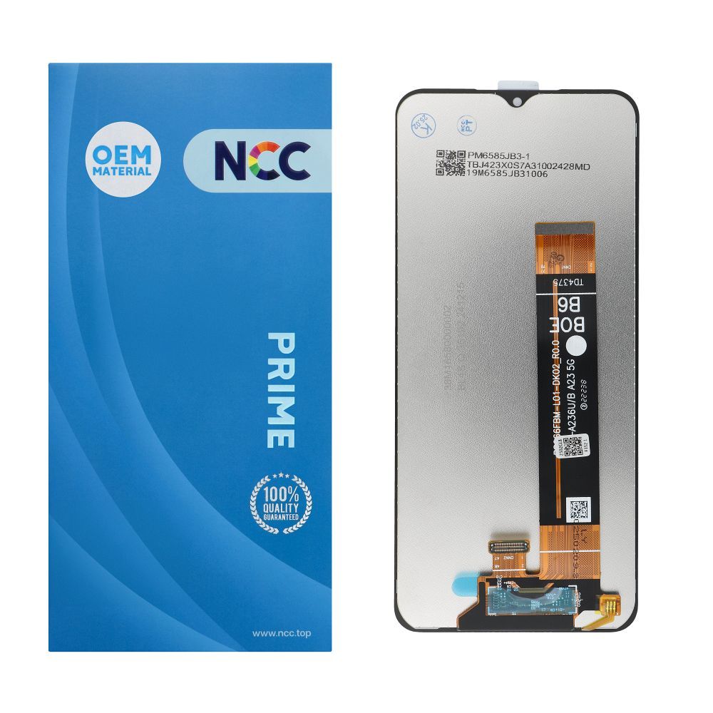 NCC LCD ekranas Samsung A23 5G A236B/A236U/A236E OEM be rėmelio