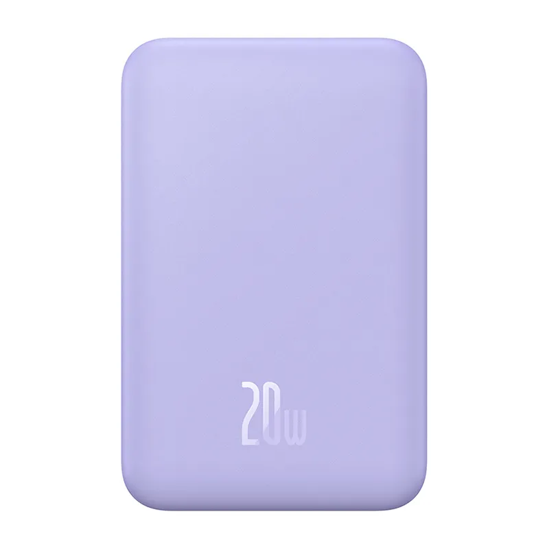 Magnetinė išorinė baterija Baseus Mini 5000mAh 20W (violetinė)