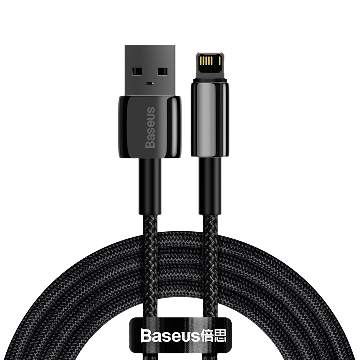 Baseus kabelis Tungsten USB - Lightning 2,0m 2,4A juodas