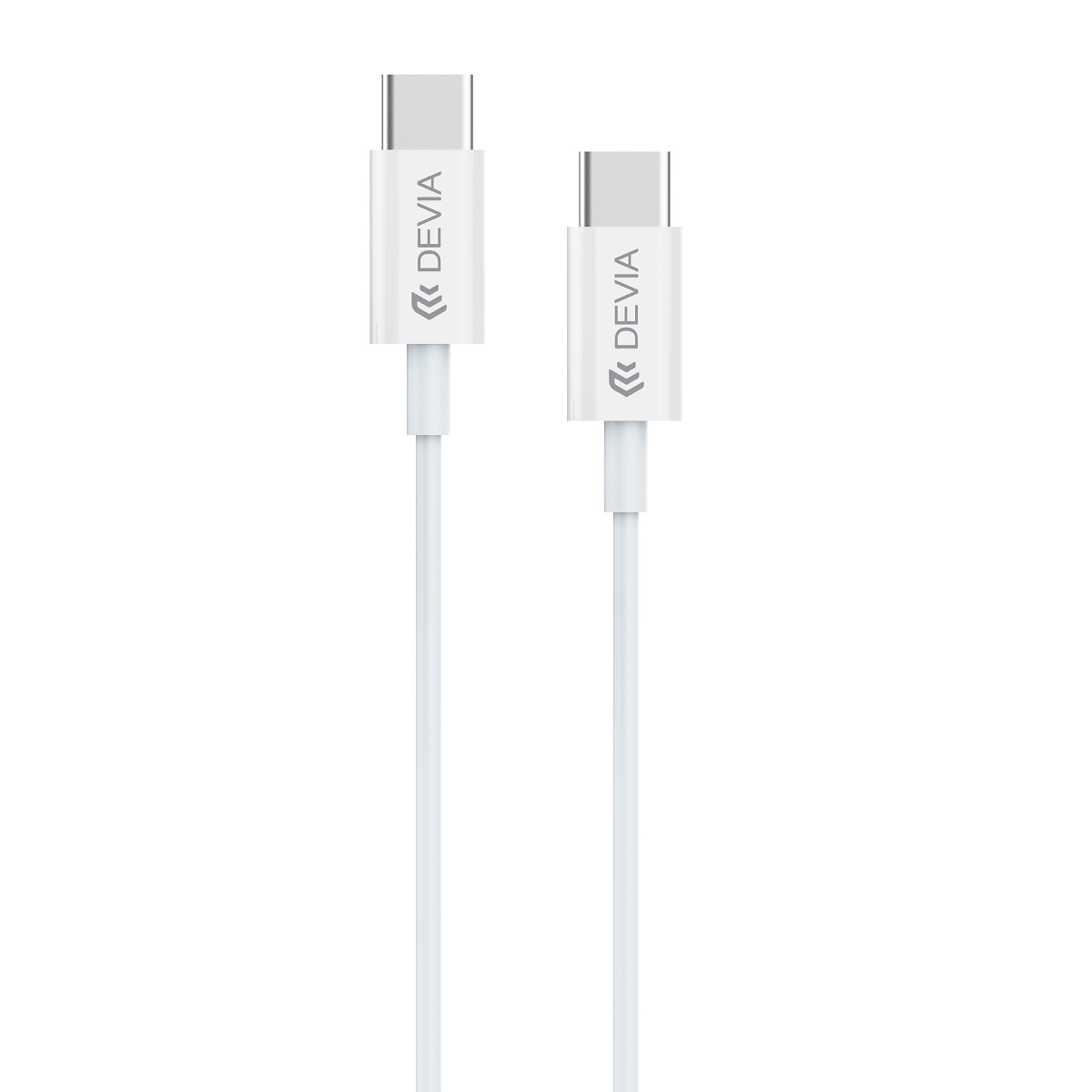 Devia kabelis Smart EC042 PD USB-C - USB-C 60W 3A baltas