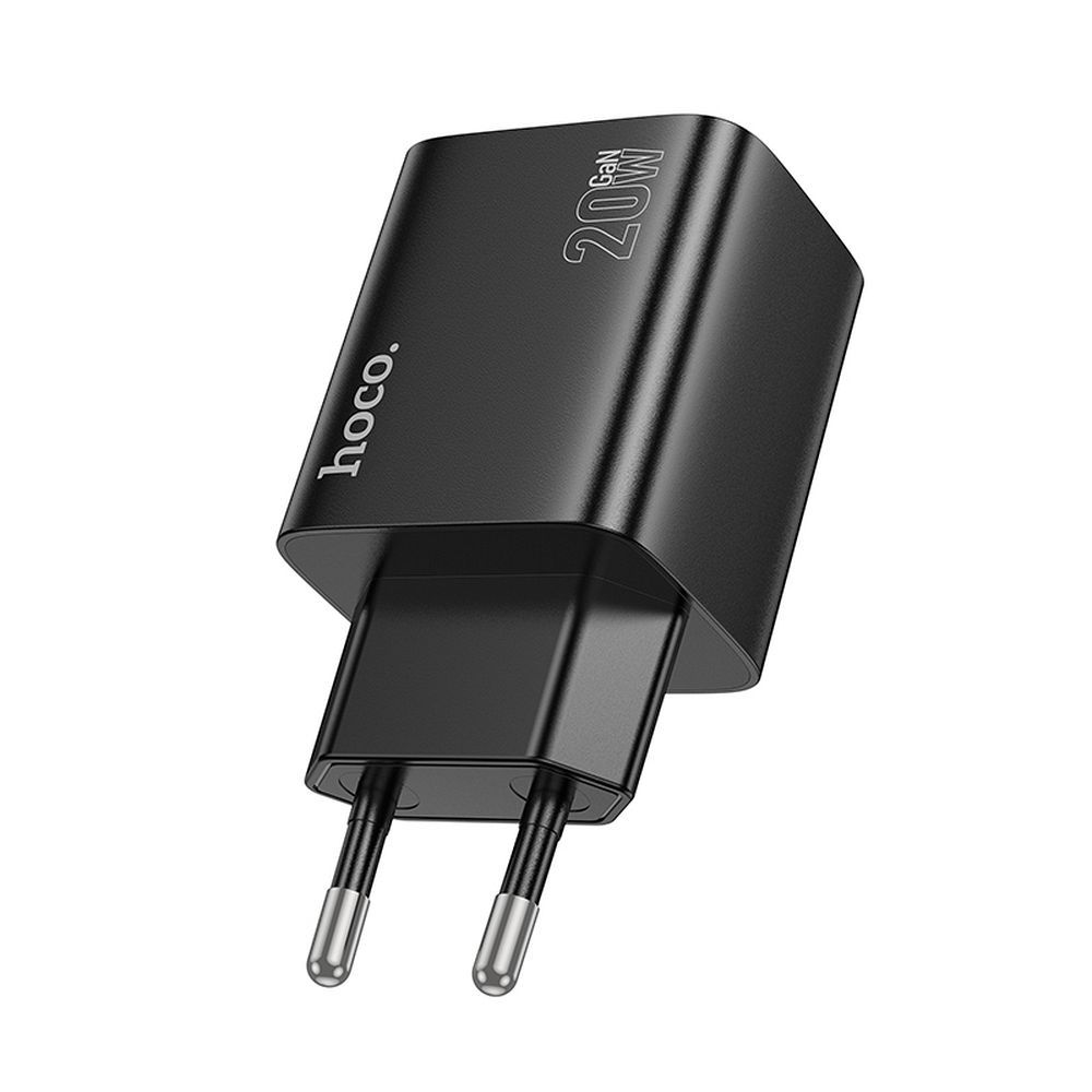 Įkroviklis Hoco 2 x USB C + 2 x USB A QC3.0 PD 3A 20W N55 juodas