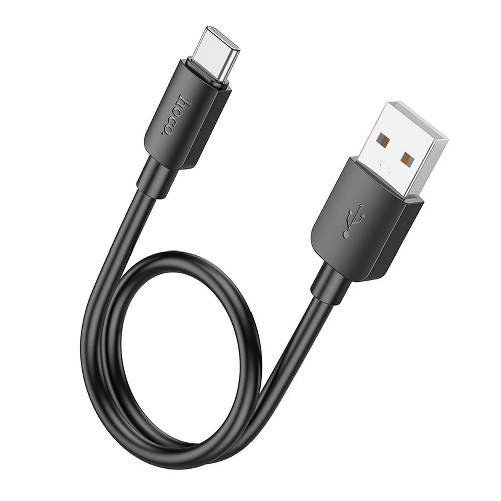 Kabelis USB A į USB C Hoco PD 2,4A 27W 0,25 m X96 juodas