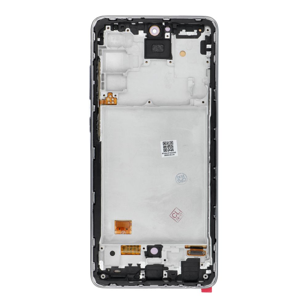 LCD ekranas SAMSUNG A72 A725 HARD OLED su rėmu