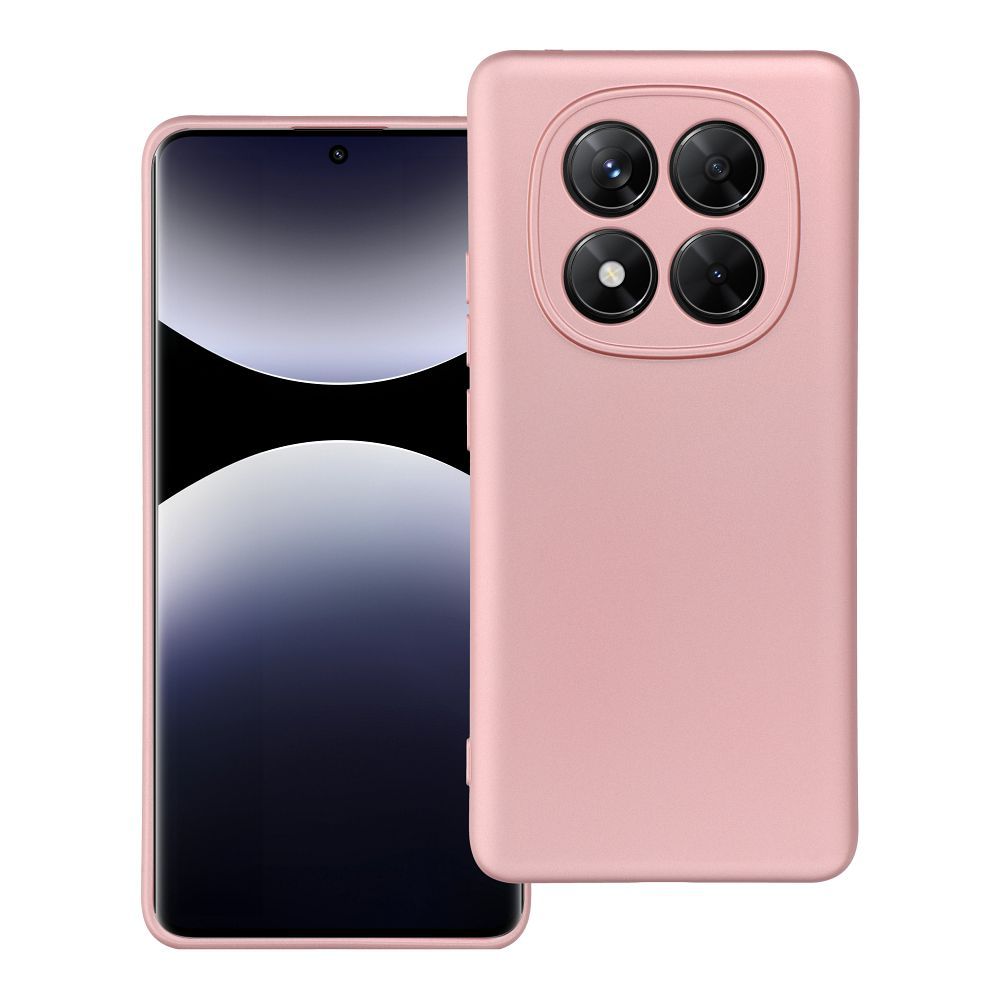 METALLIC dėklas telefonui XIAOMI Redmi NOTE 14 Pro 5G rožinis