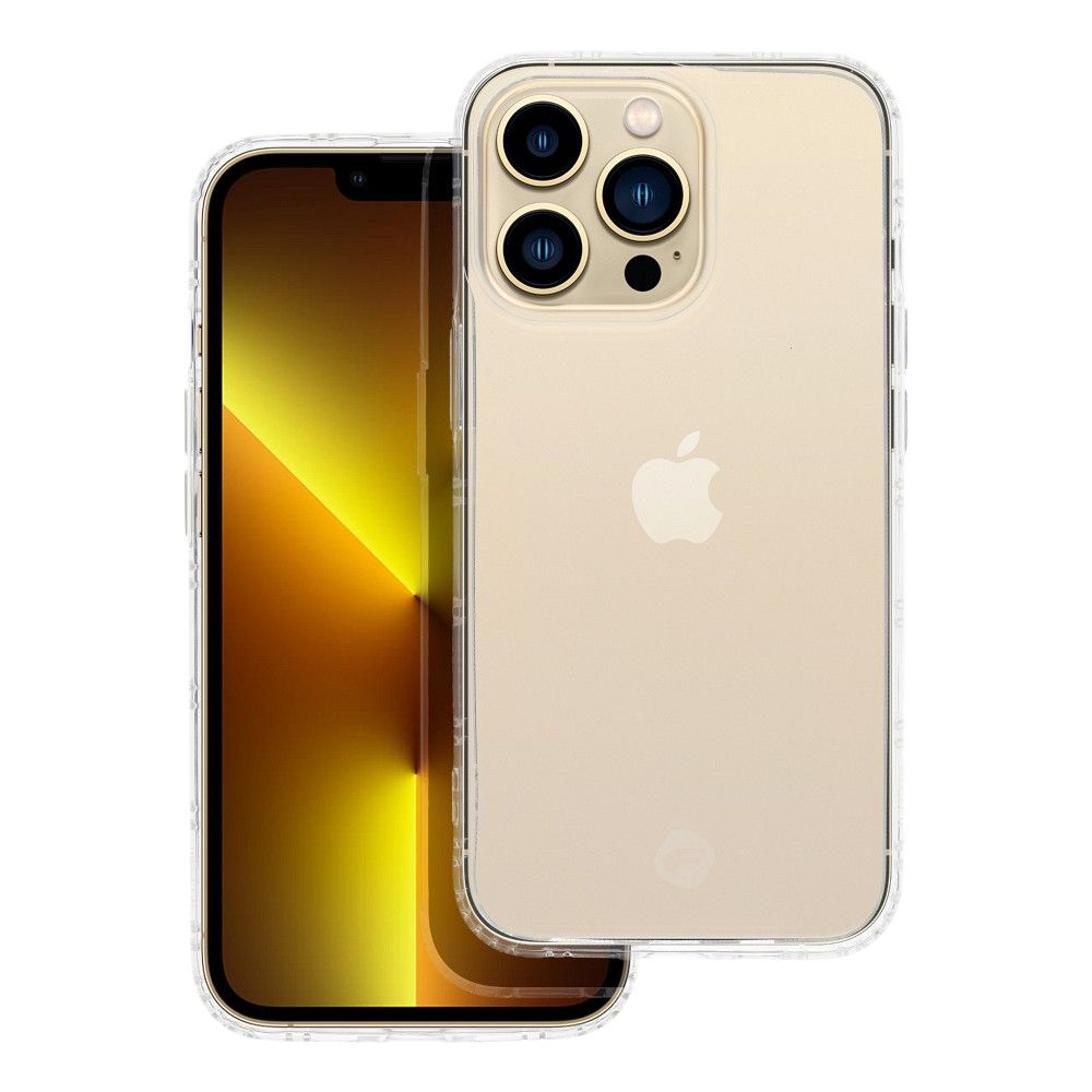 FORCELL F-PROTECT Ilgalaikis plonas dėklas IPHONE 13 Pro - skaidrus