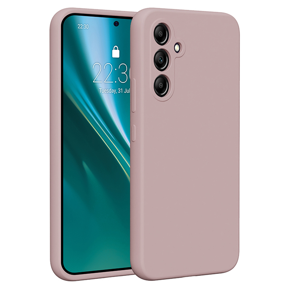 Etteri silikoninis dėklas telefonui Samsung Galaxy A54 5G šviesiai rožinis