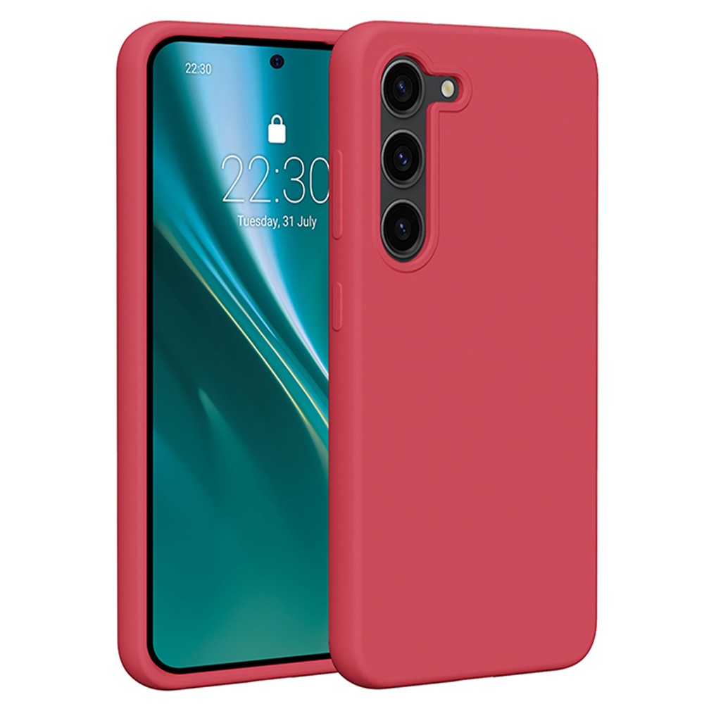 Etteri silikoninis dėklas (m) telefonui Samsung Galaxy S23 - raudonas (m)