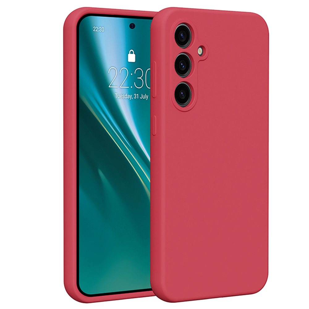 Etteri silikoninis dėklas (m) telefonui Samsung Galaxy S23 FE - raudonas (m)