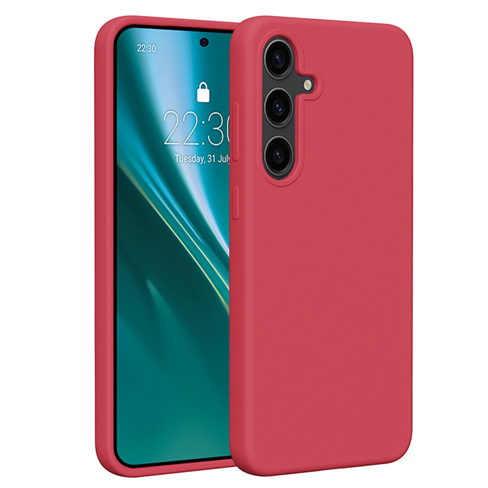 Etteri silikoninis dėklas Samsung Galaxy S24 Plus raudonas