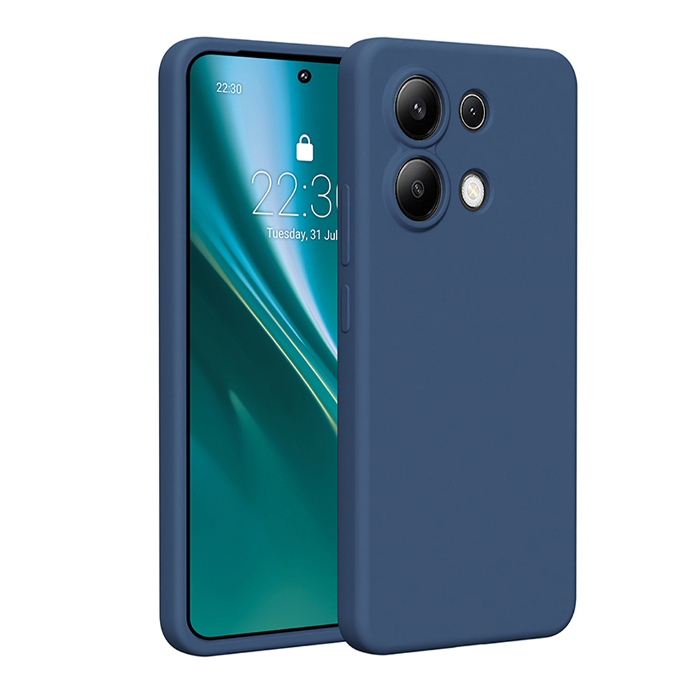 Etteri silikoninis dėklas - skirtas Xiaomi Redmi Note 13 4G, tamsiai mėlynas