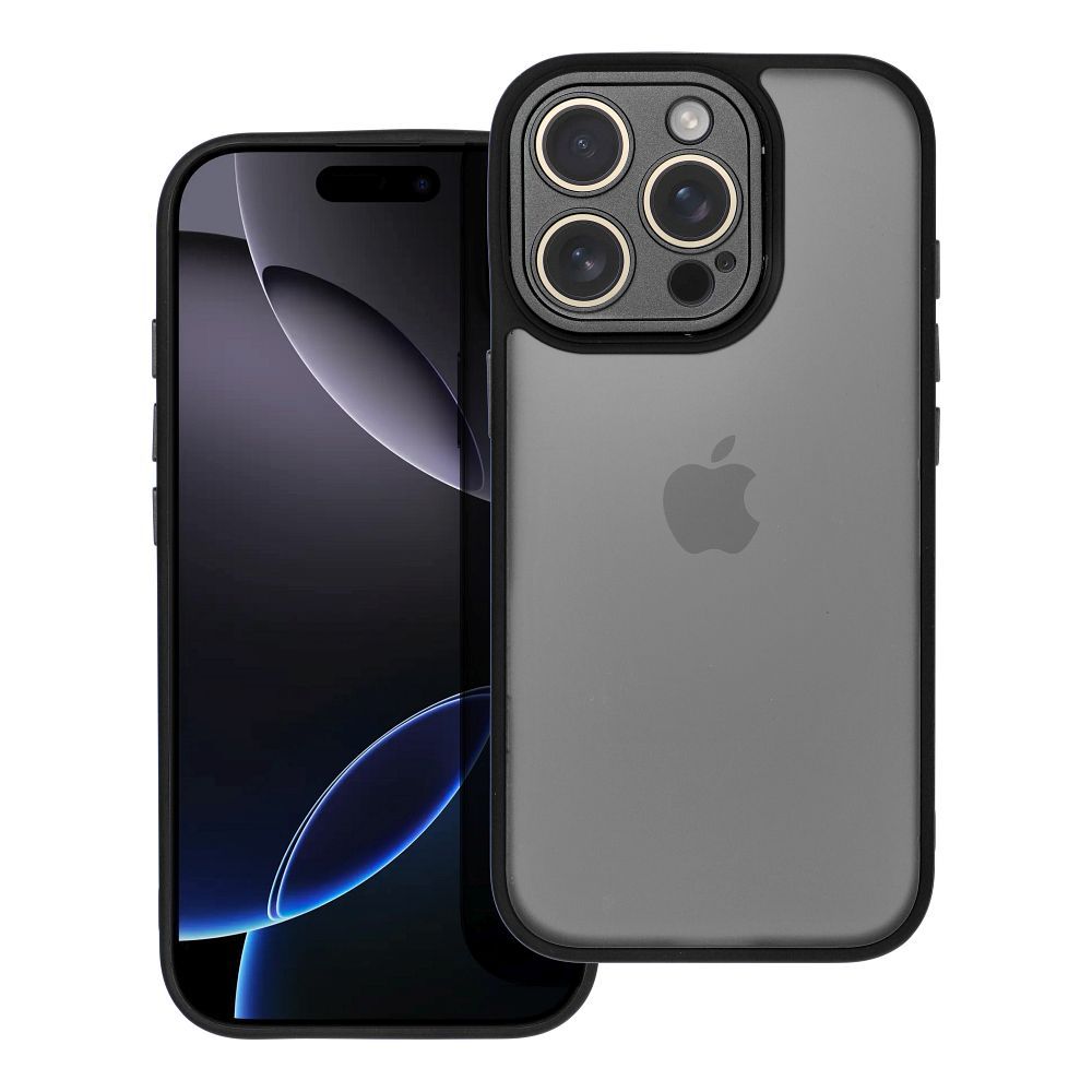VARIETE dėklas telefonui IPHONE 16 Pro juodas
