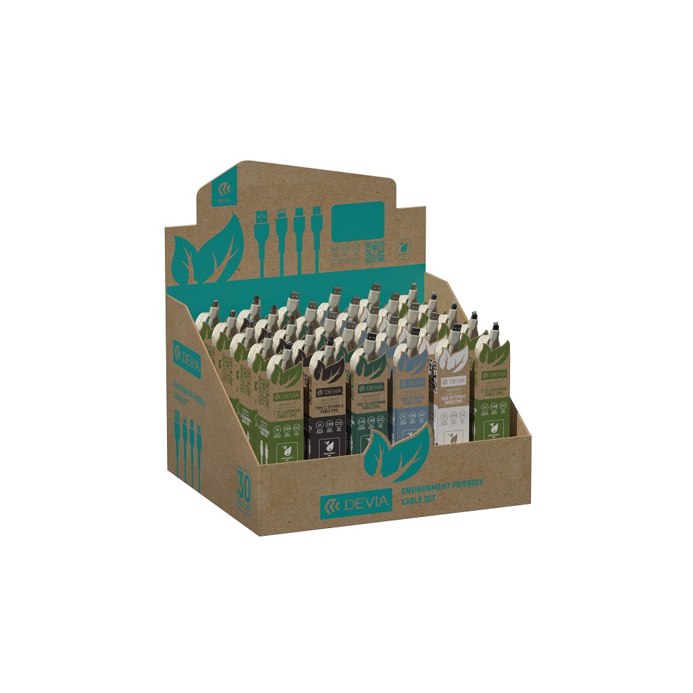 Devia kabelių ekspozicinis rinkinys Plant Straw 30 vnt.