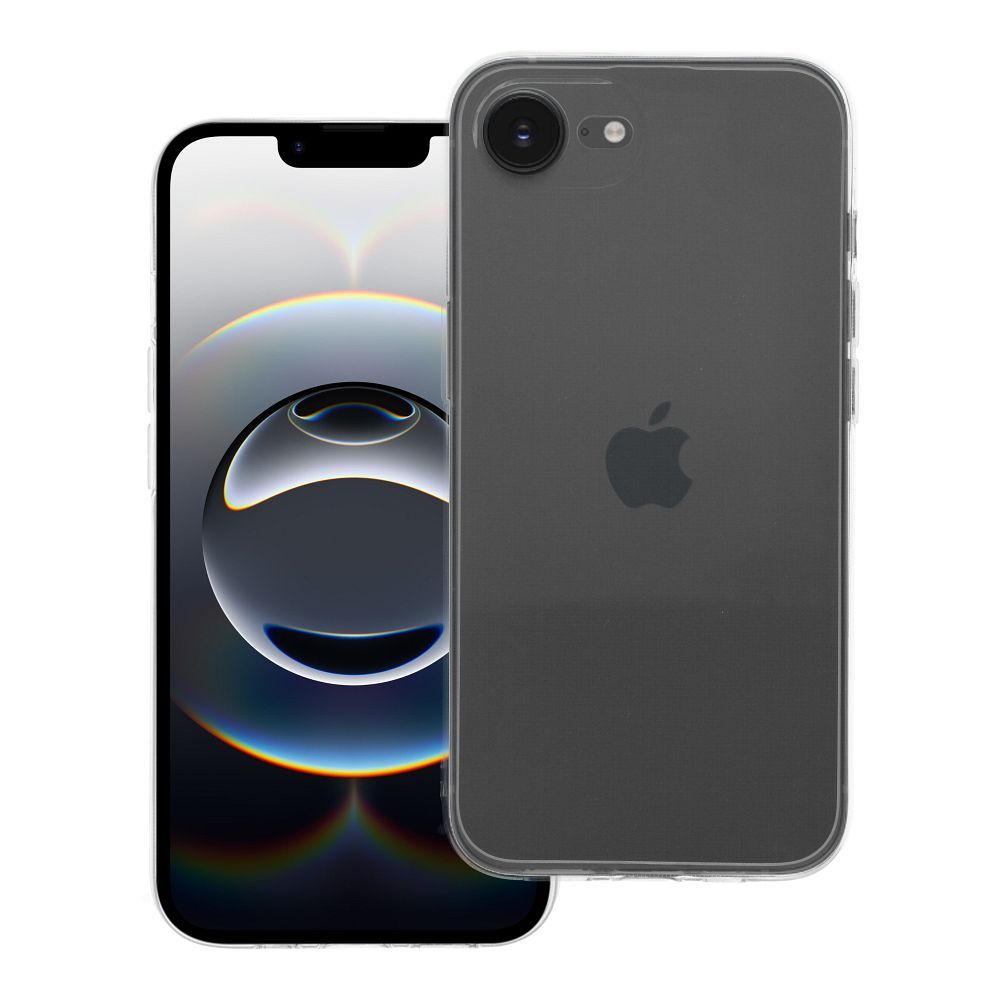 Skaidrus 2 mm dėklas telefonui IPHONE 16e (SE 4 2025) (su kameros apsauga)