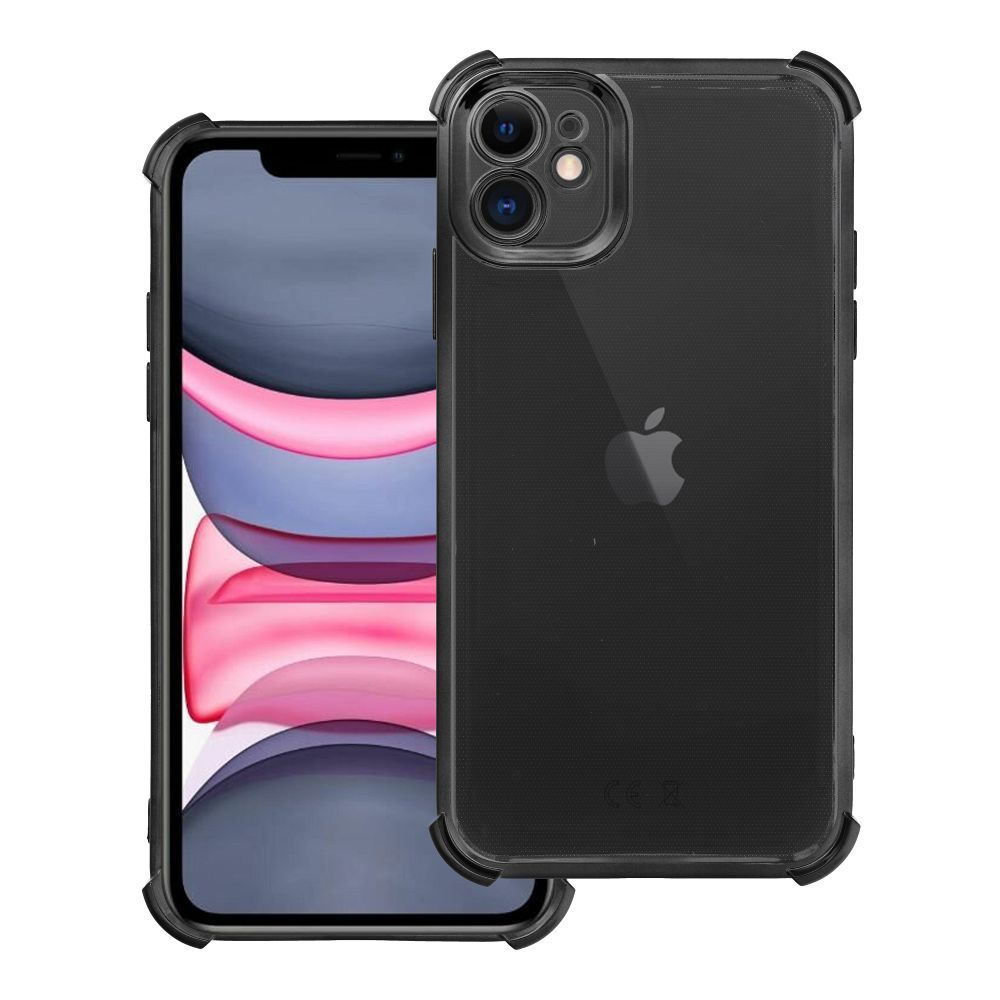 Dėklas telefonui ANTISHOCK ELECTRO IPHONE 11 juodas