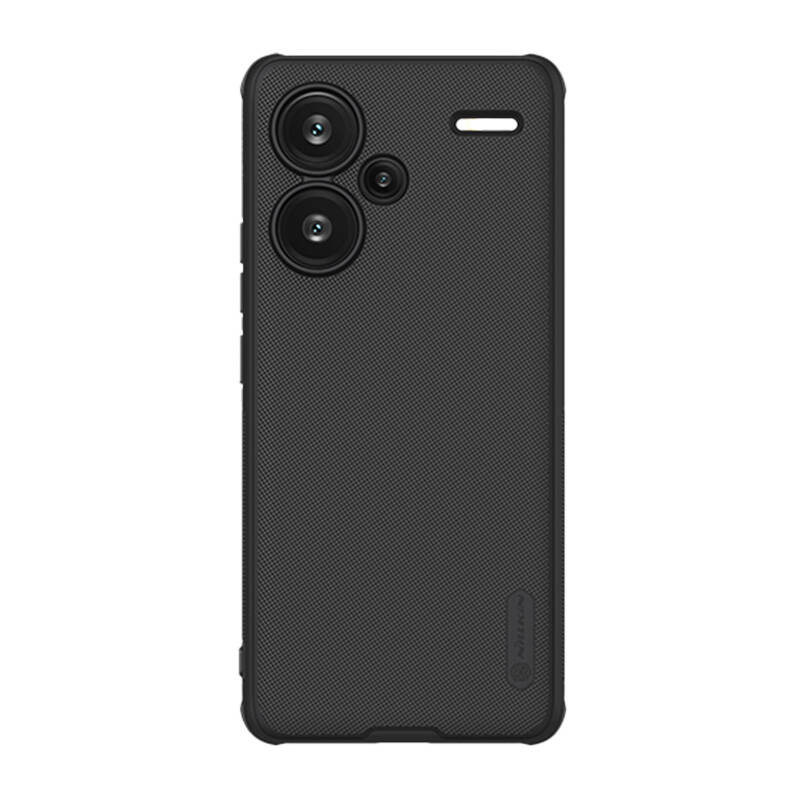 Nillkin Super Frosted Shield Pro dėklas Xiaomi Redmi Note 13 Pro+ 5G (juodas)