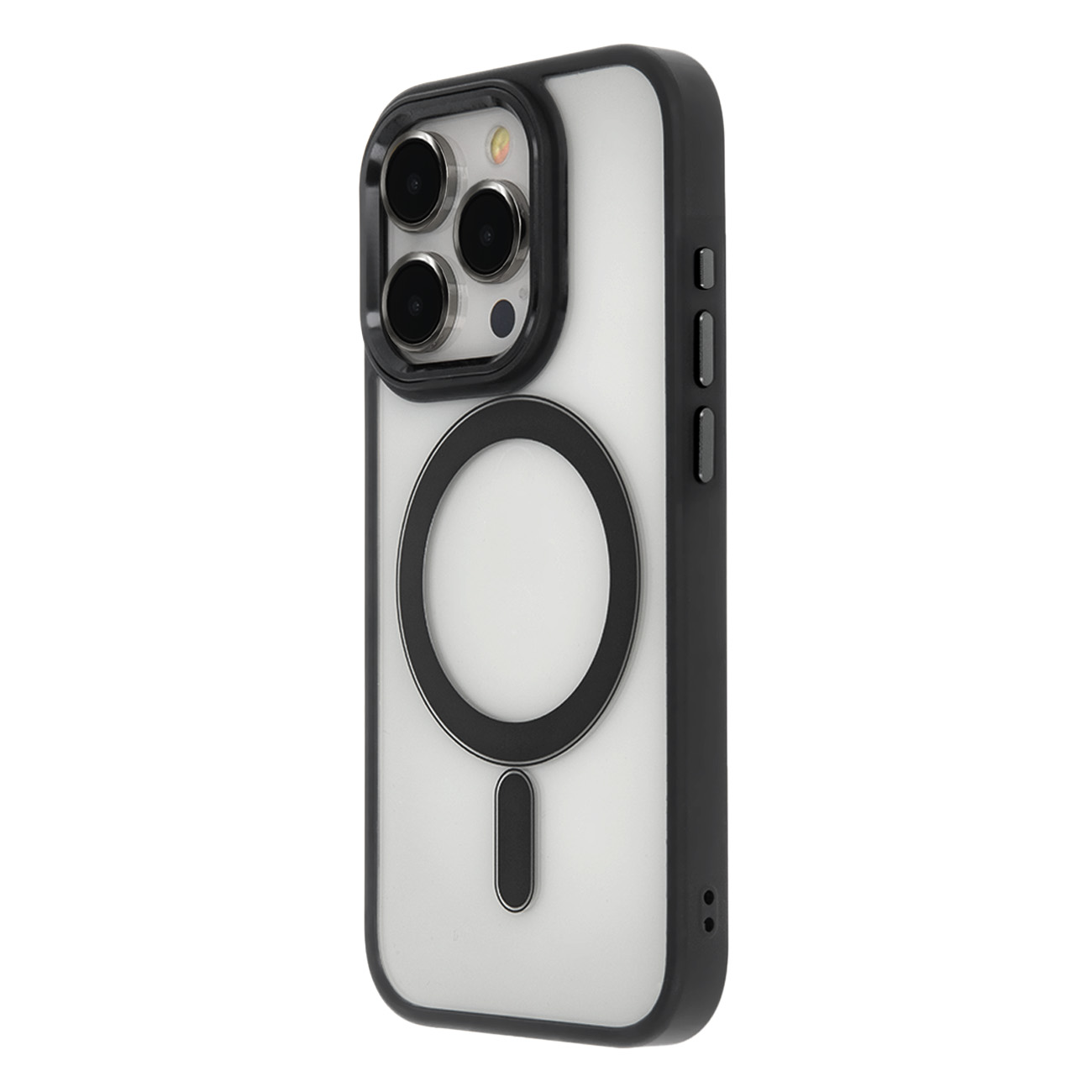 Satin Elegant Magnetinis dėklas iPhone 14 Pro 6,1" juodas