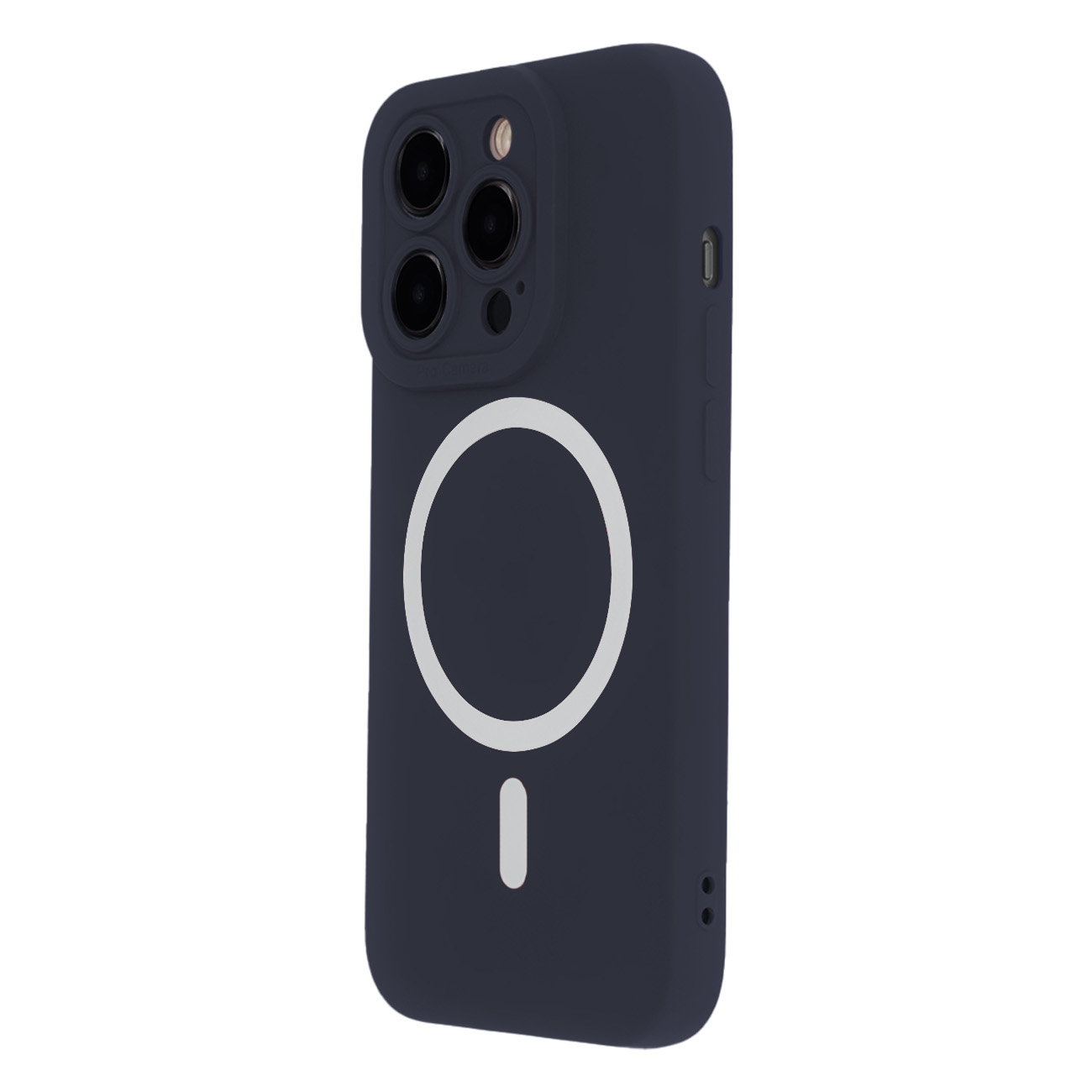 Silicon Soft Mag dėklas telefonui iPhone 15 6,1", tamsiai mėlynas